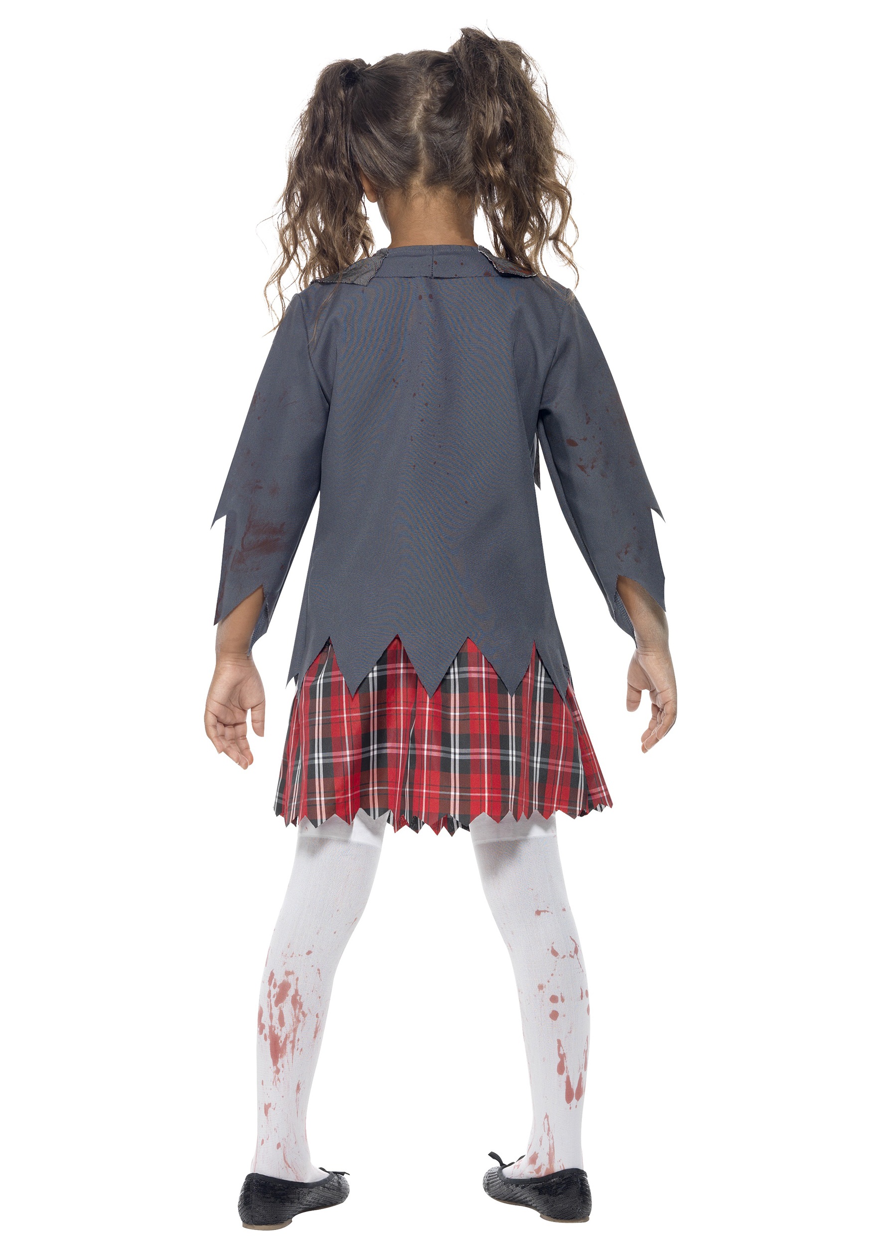 Girls Zombie School Girl Costume