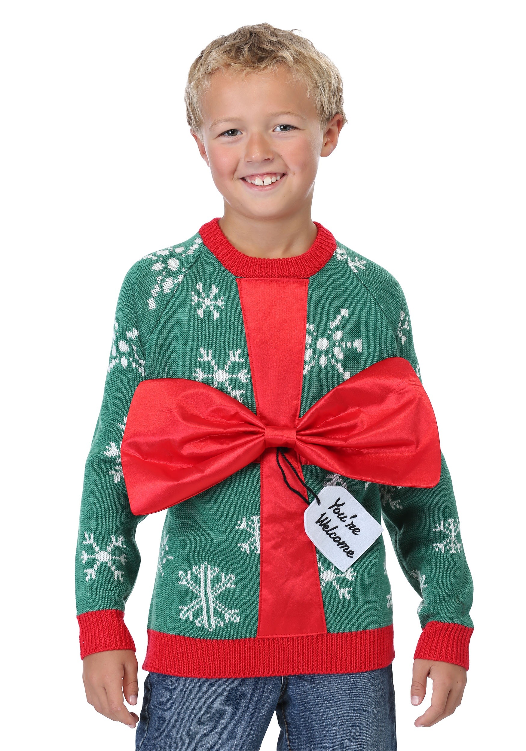 Kid's Present Ugly Christmas Sweater 3 Kid's Present Ugly Christmas Sweater