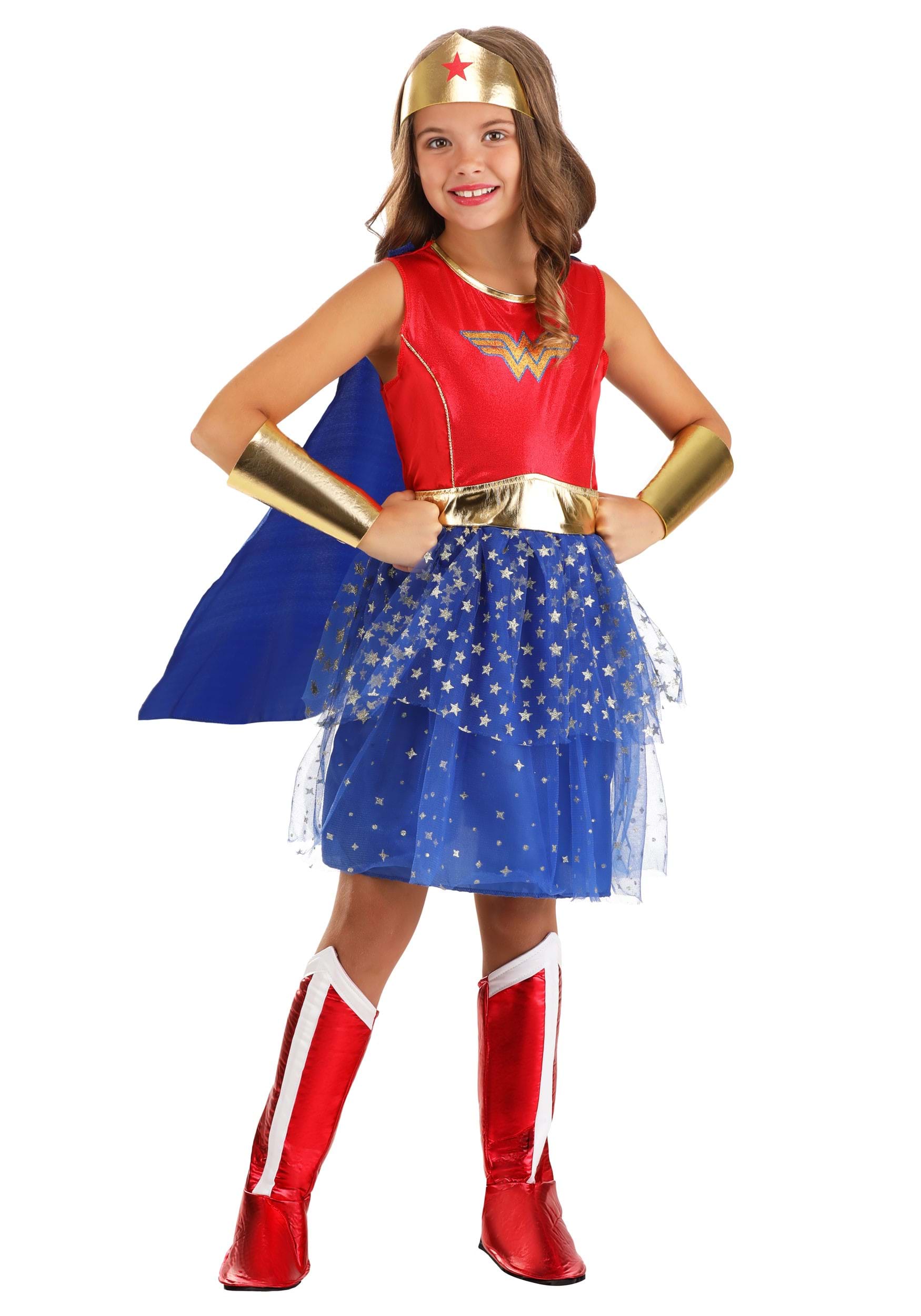 Caped Wonder Woman Kid's Costume