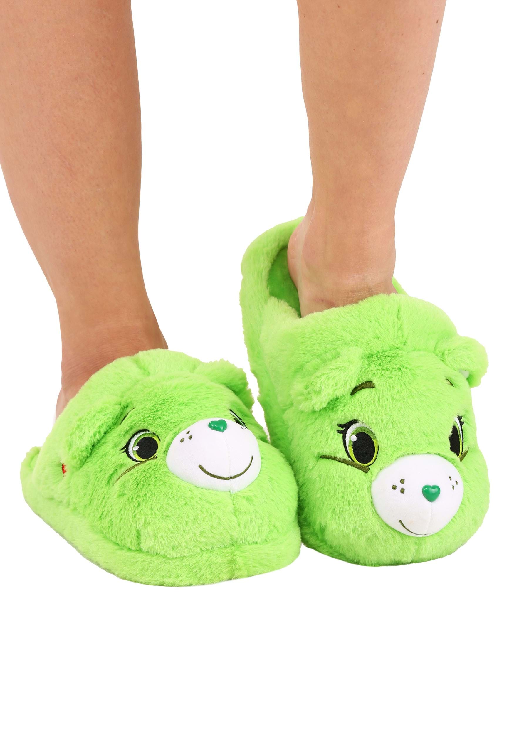 Adult Good Luck Bear Care Bears Slippers