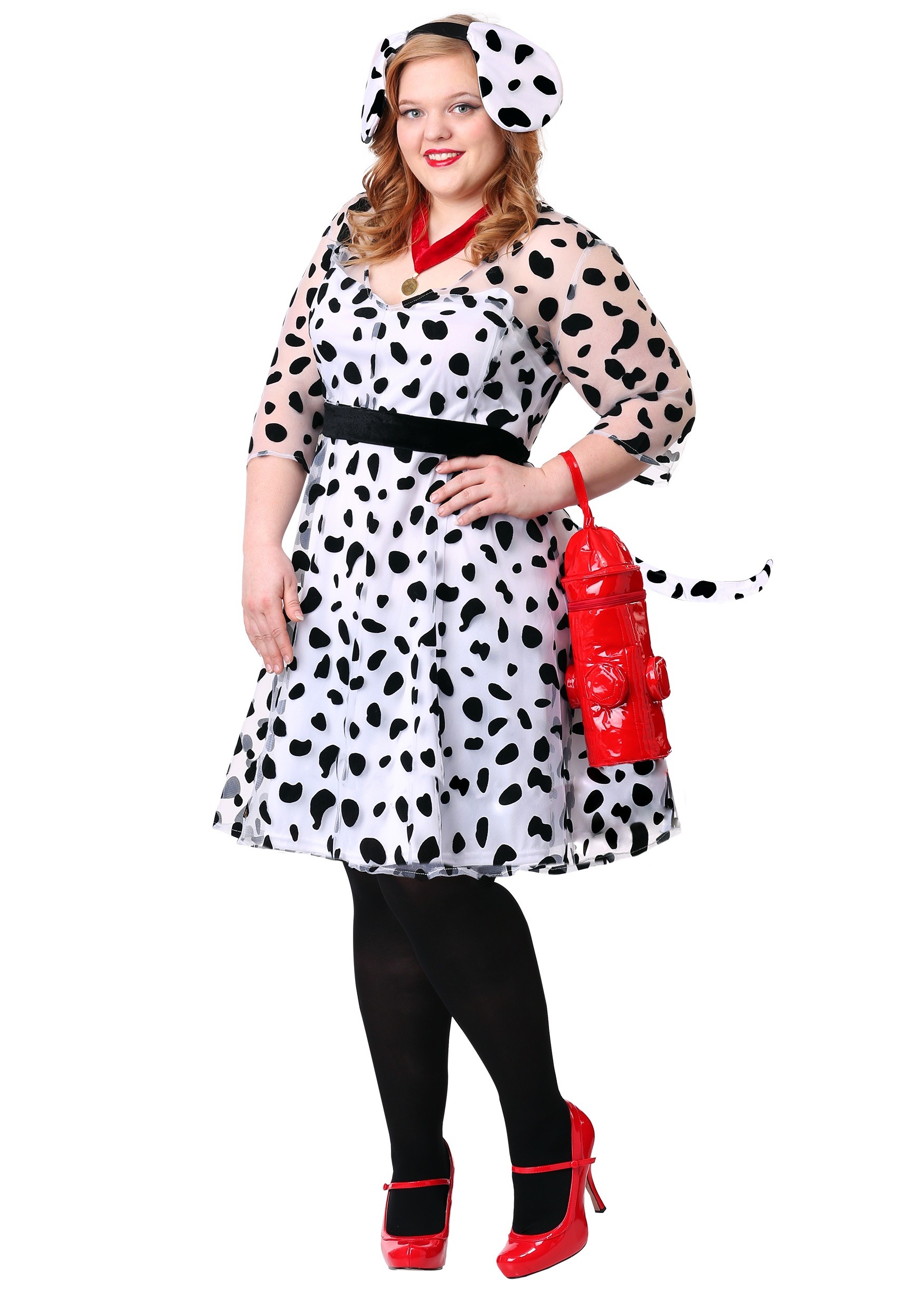 Plus Size Dressy Dalmatian Costume for Women