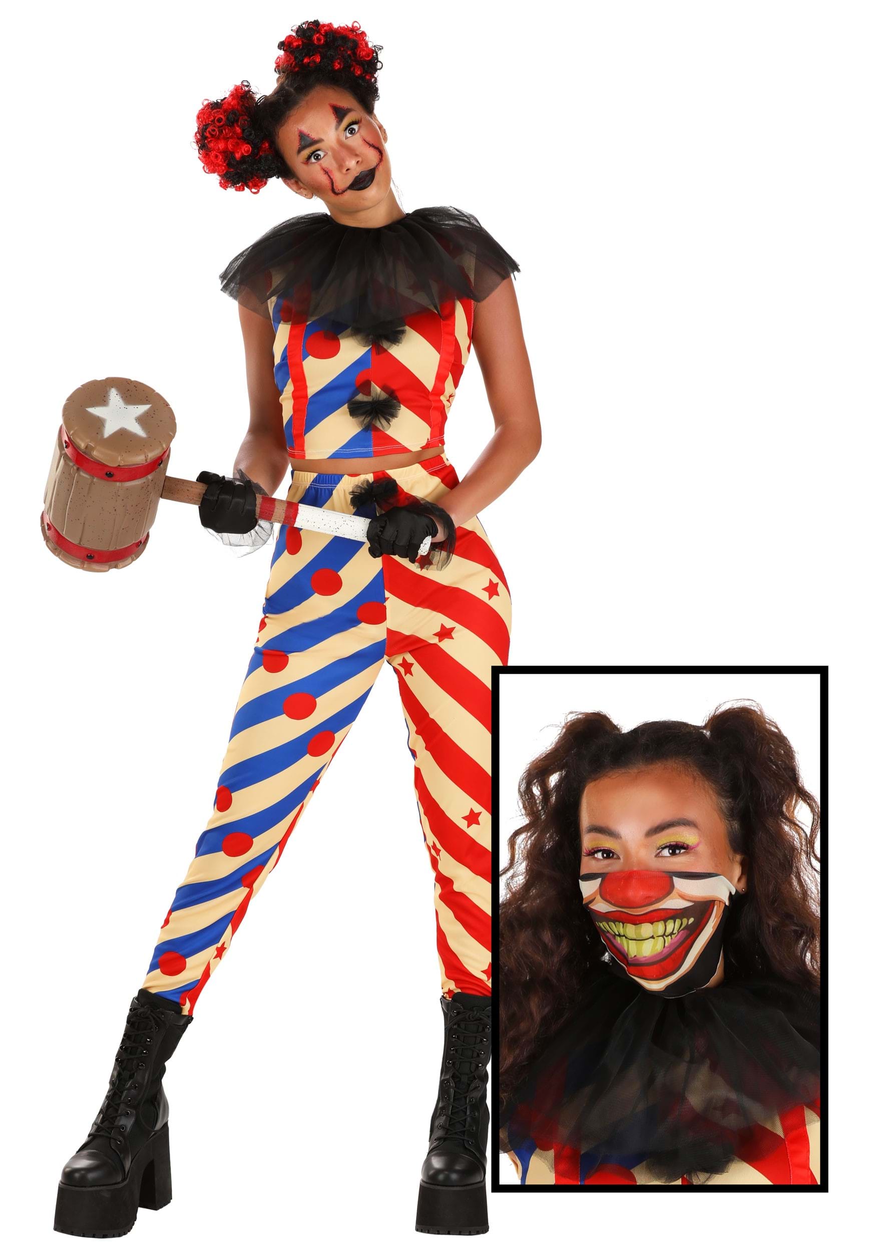 Malicious Clown Costume for Women 2 Malicious Clown Costume for Women