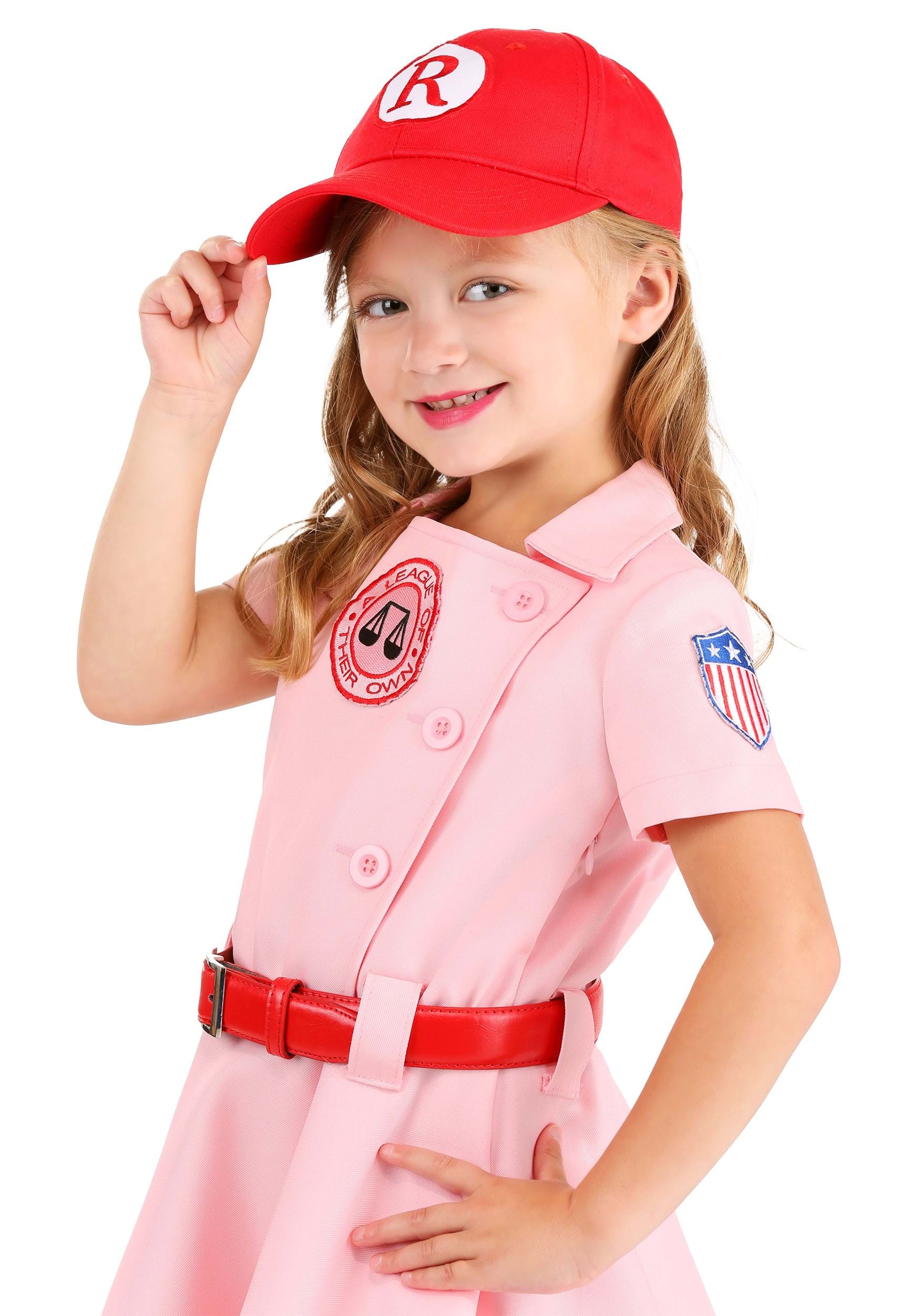 Girl's Toddler League of Their Own Dottie Luxury Costume 3 Girl's Toddler League of Their Own Dottie Luxury Costume