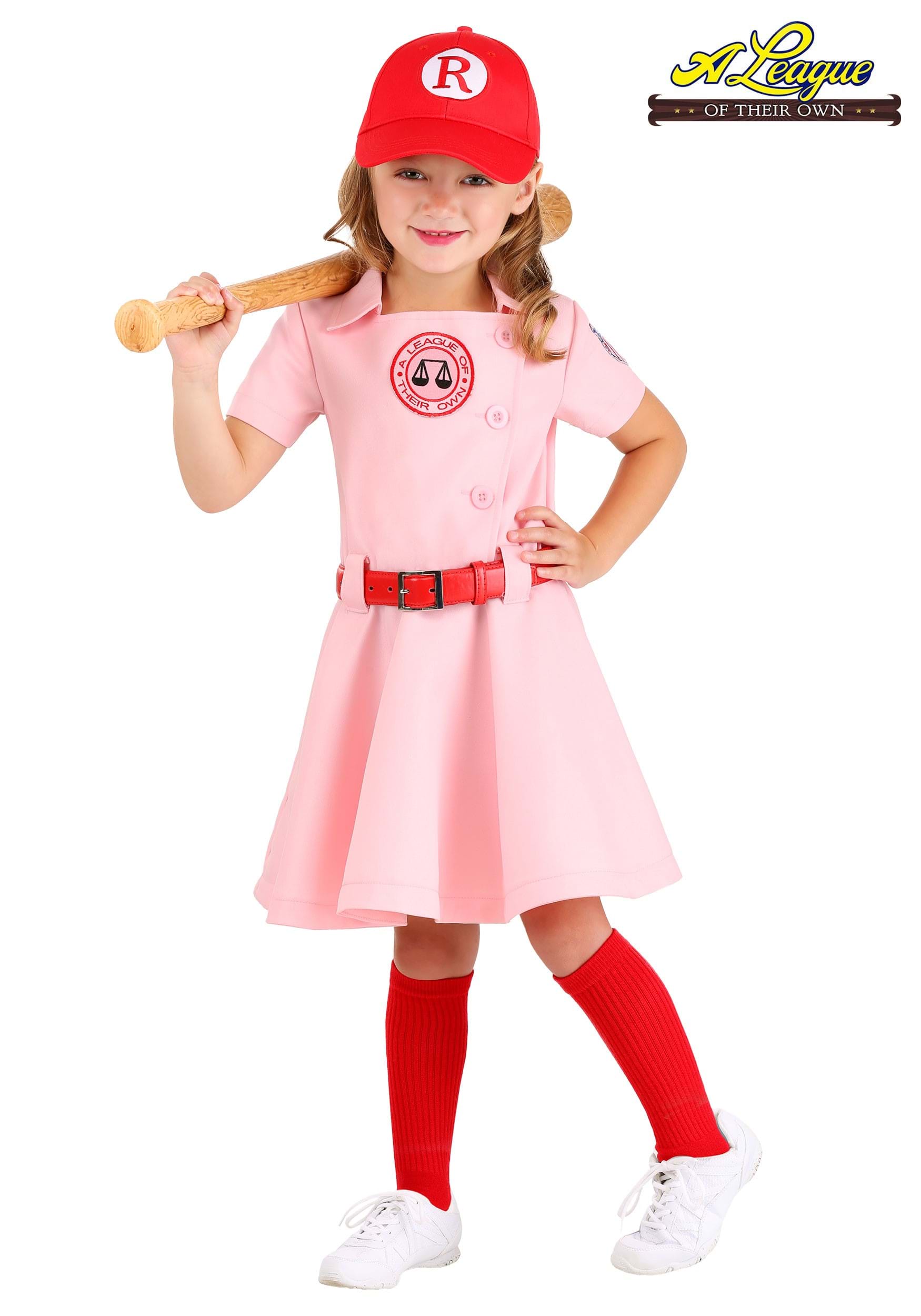 Girl's Toddler League of Their Own Dottie Luxury Costume 5 Girl's Toddler League of Their Own Dottie Luxury Costume