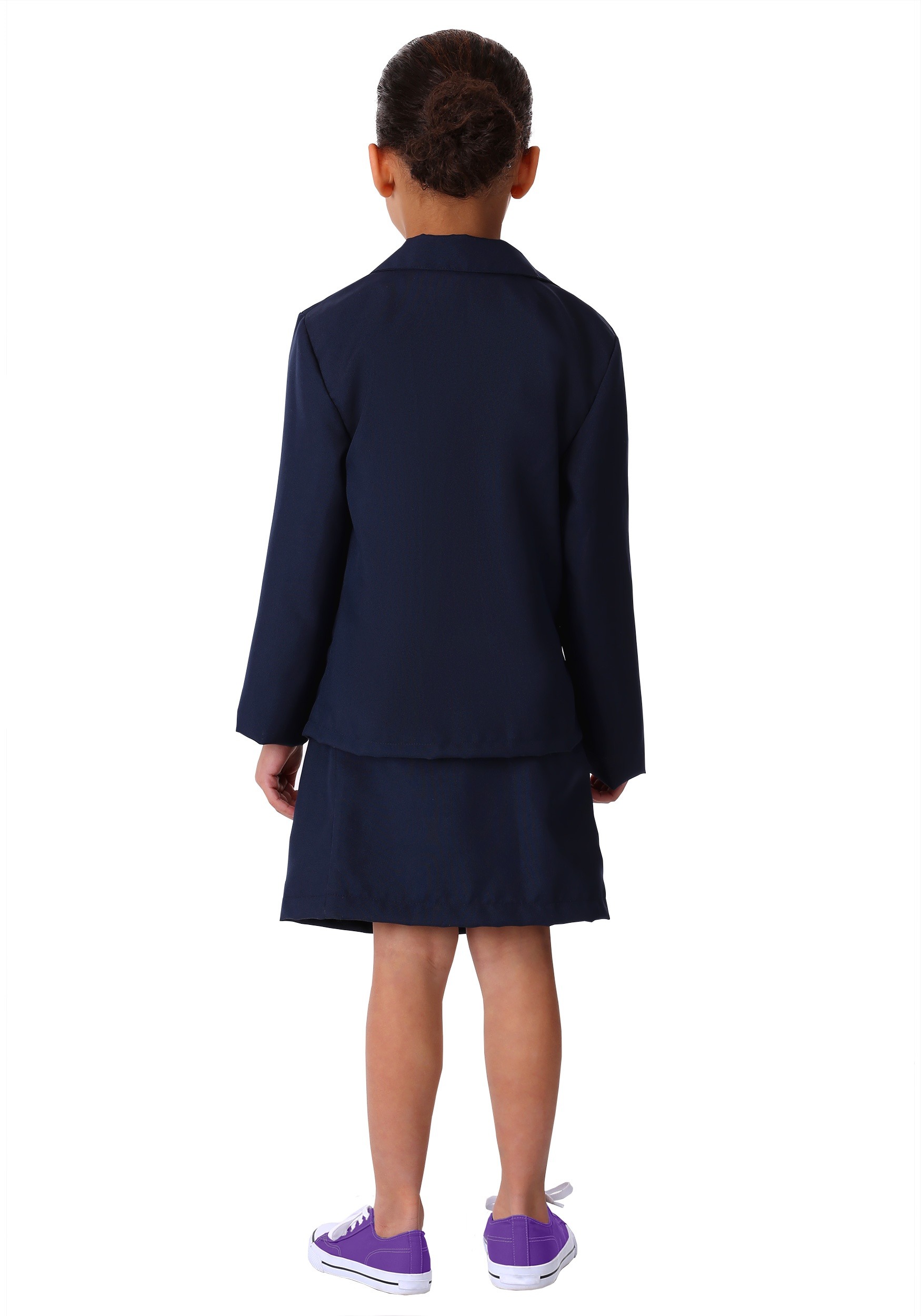 Girl's Odd Squad Ms. O Navy Suit Costume