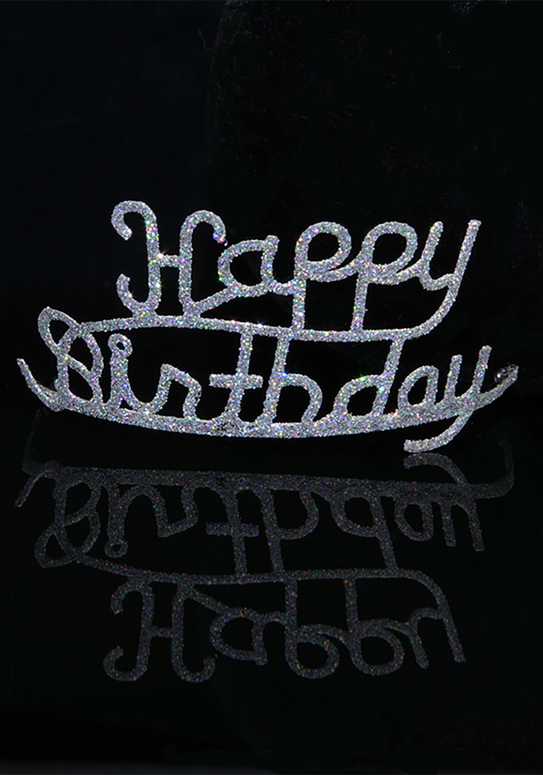 Silver Sparkle Happy Birthday Tiara