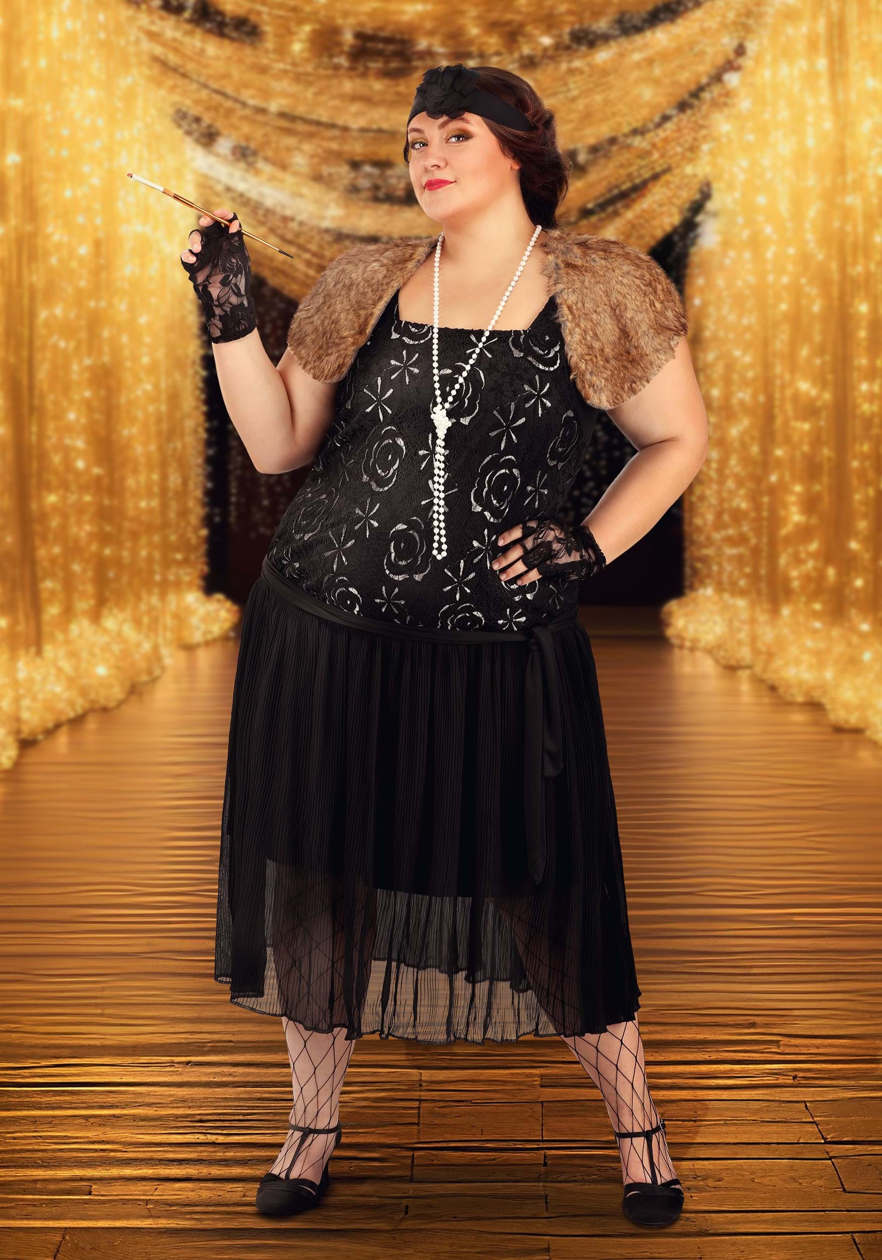 Plus Size Charleston Flapper Women's Costume