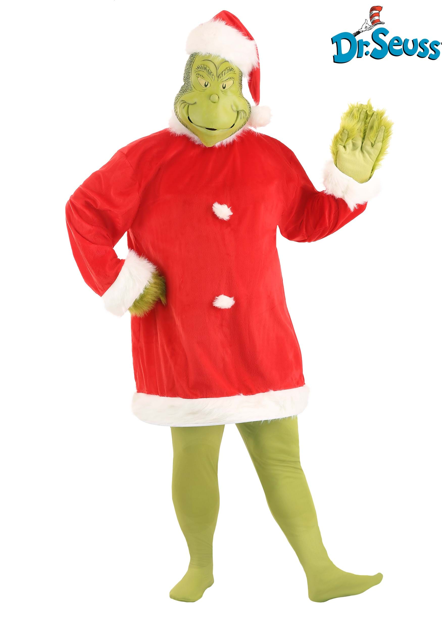 Plus Size Santa Grinch Costume