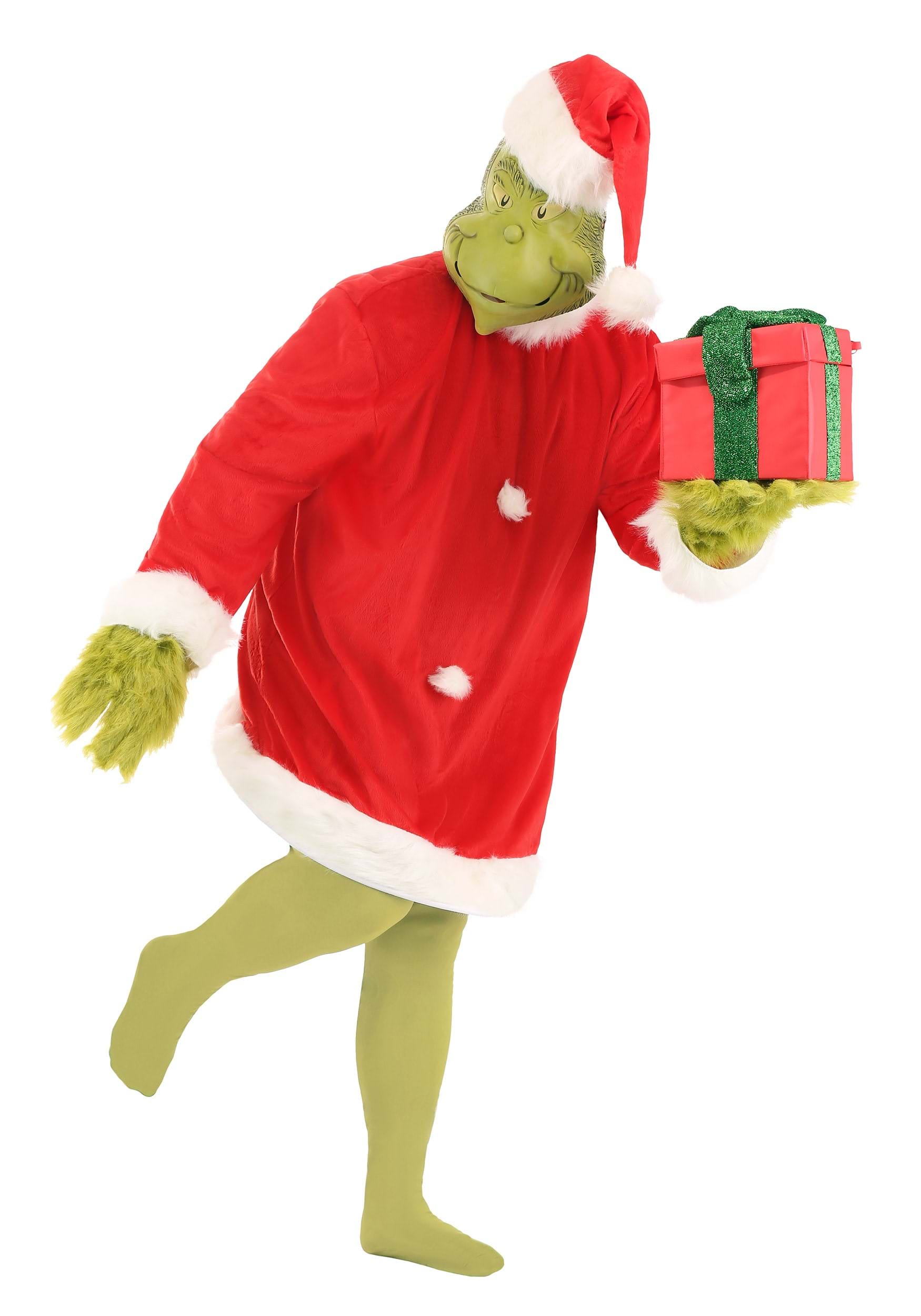 Plus Size Santa Grinch Costume