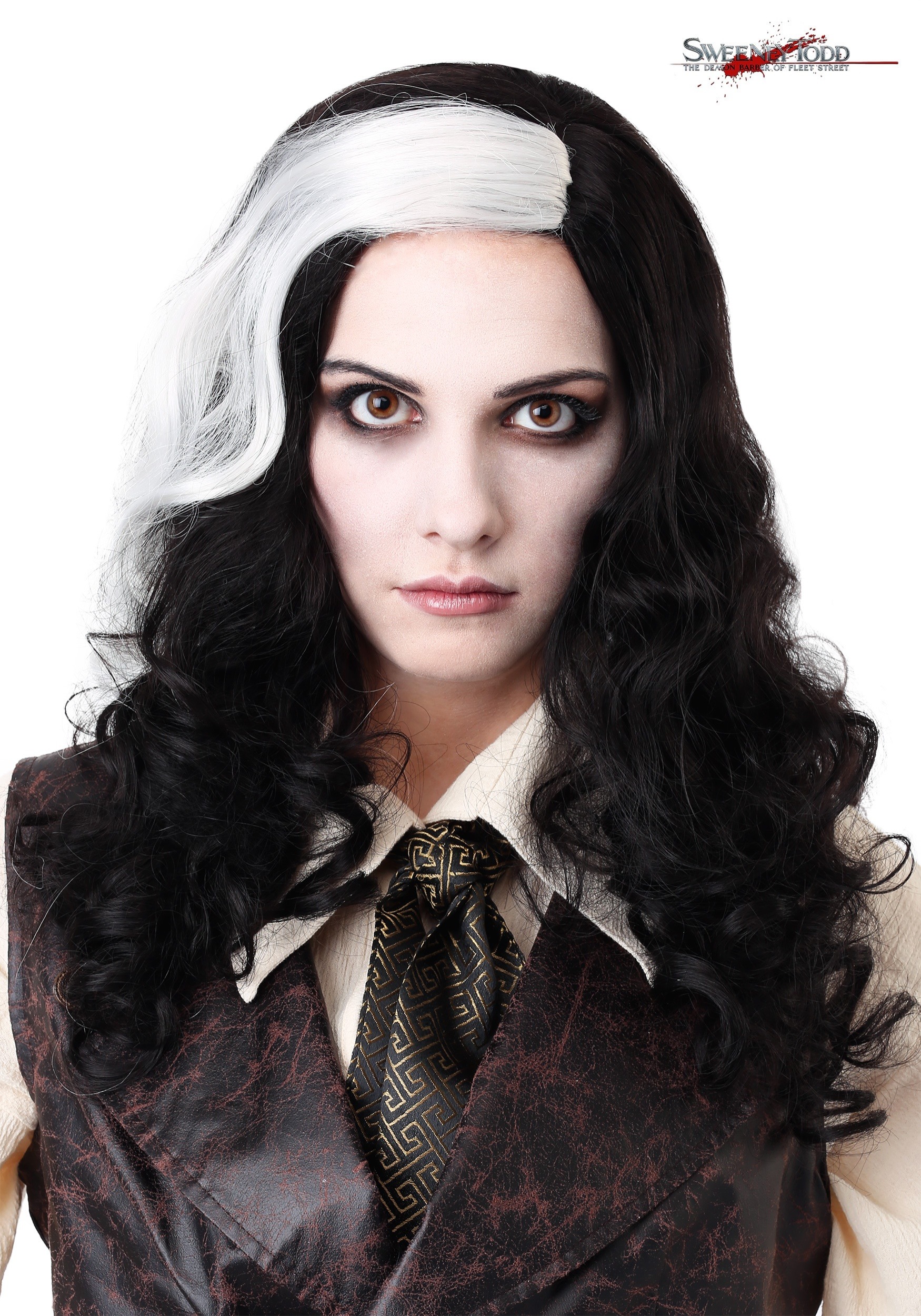 Long Sweeney Todd Women's Costume Wig 1 Long Sweeney Todd Women's Costume Wig