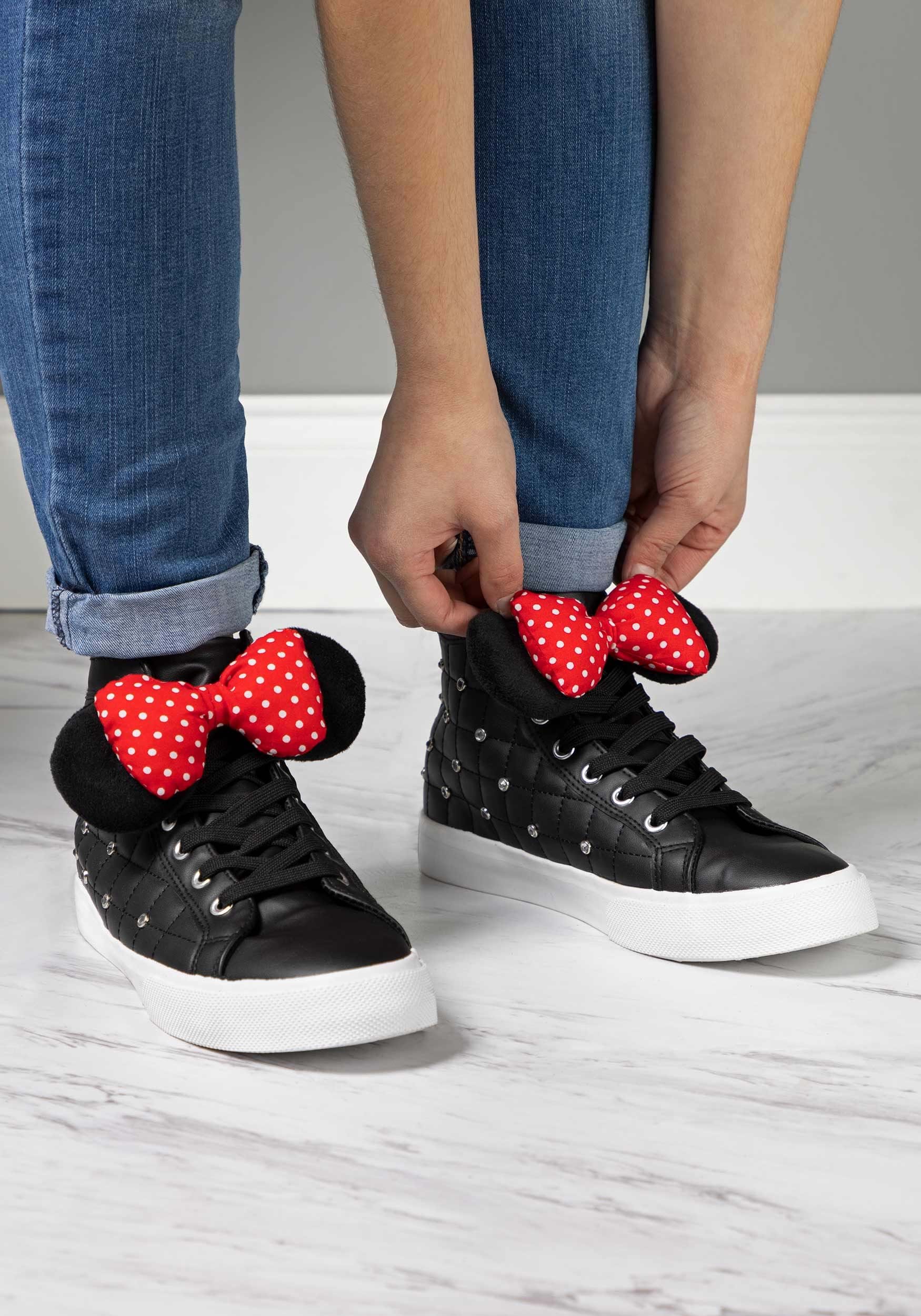 Minnie Mouse High-Top Women's Shoes