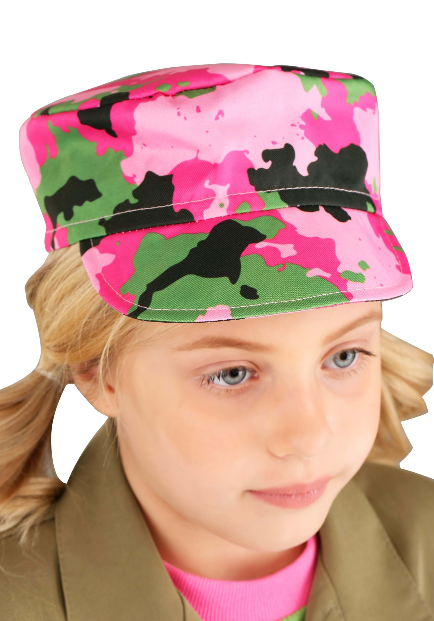 Pink Camo Army Costume for Girl's