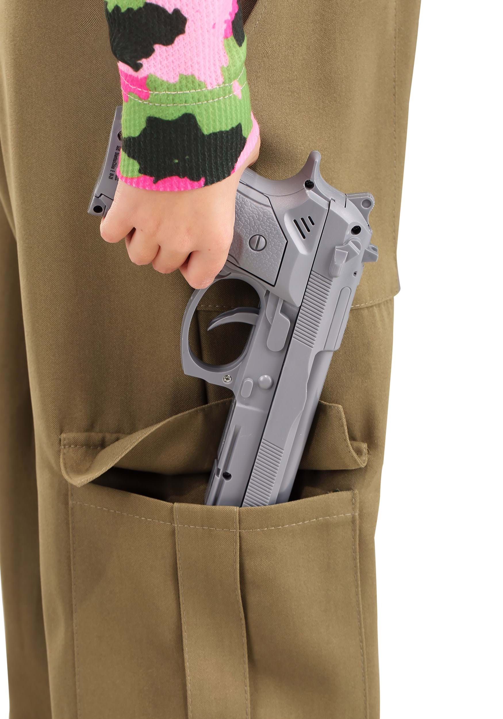 Pink Camo Army Costume for Girl's