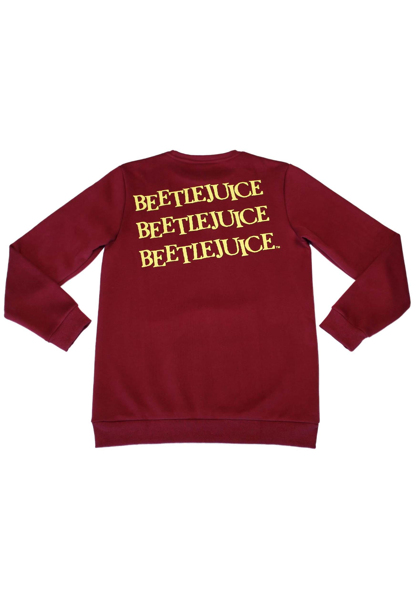 Cakeworthy Beetlejuice Tombstone Crew Neck Adult Sweater
