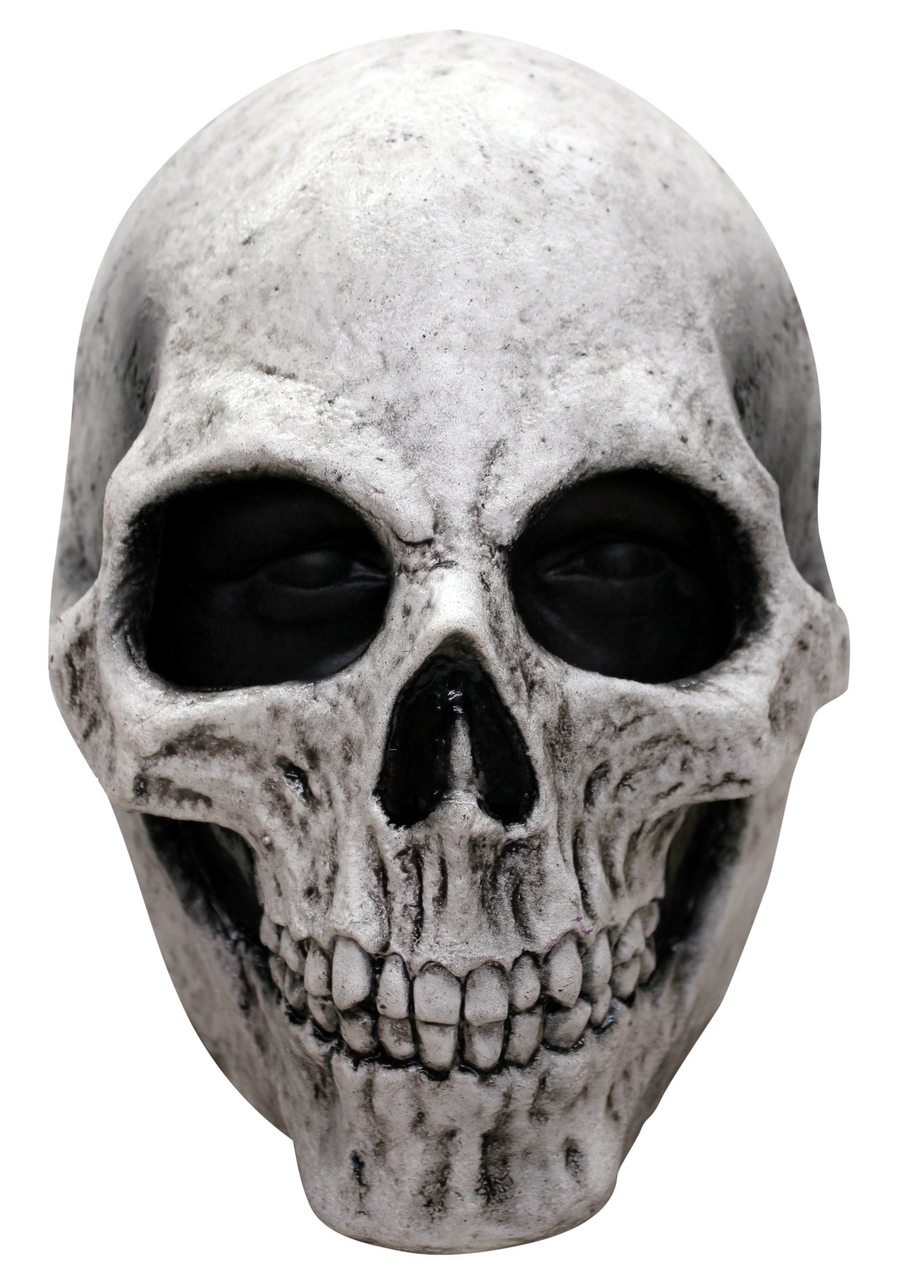 White Skull Adult Costume Mask 1 White Skull Adult Costume Mask