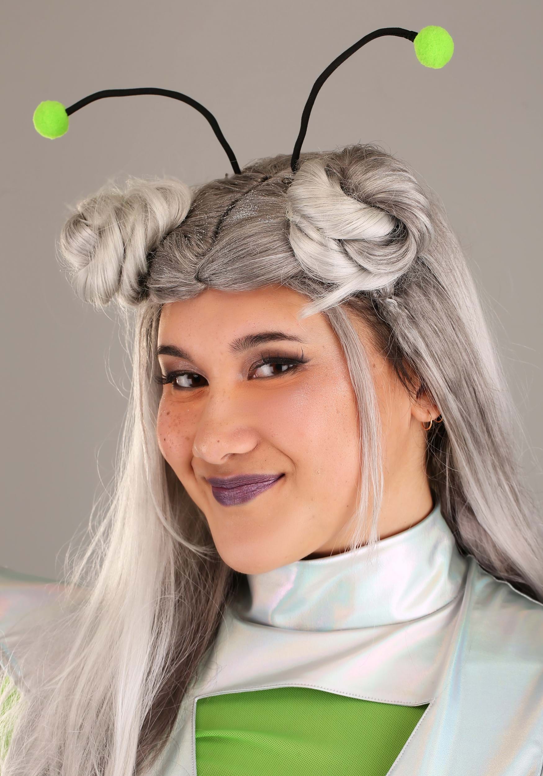 Women's Plus Size Outer Space Alien Costume 3 Women's Plus Size Outer Space Alien Costume