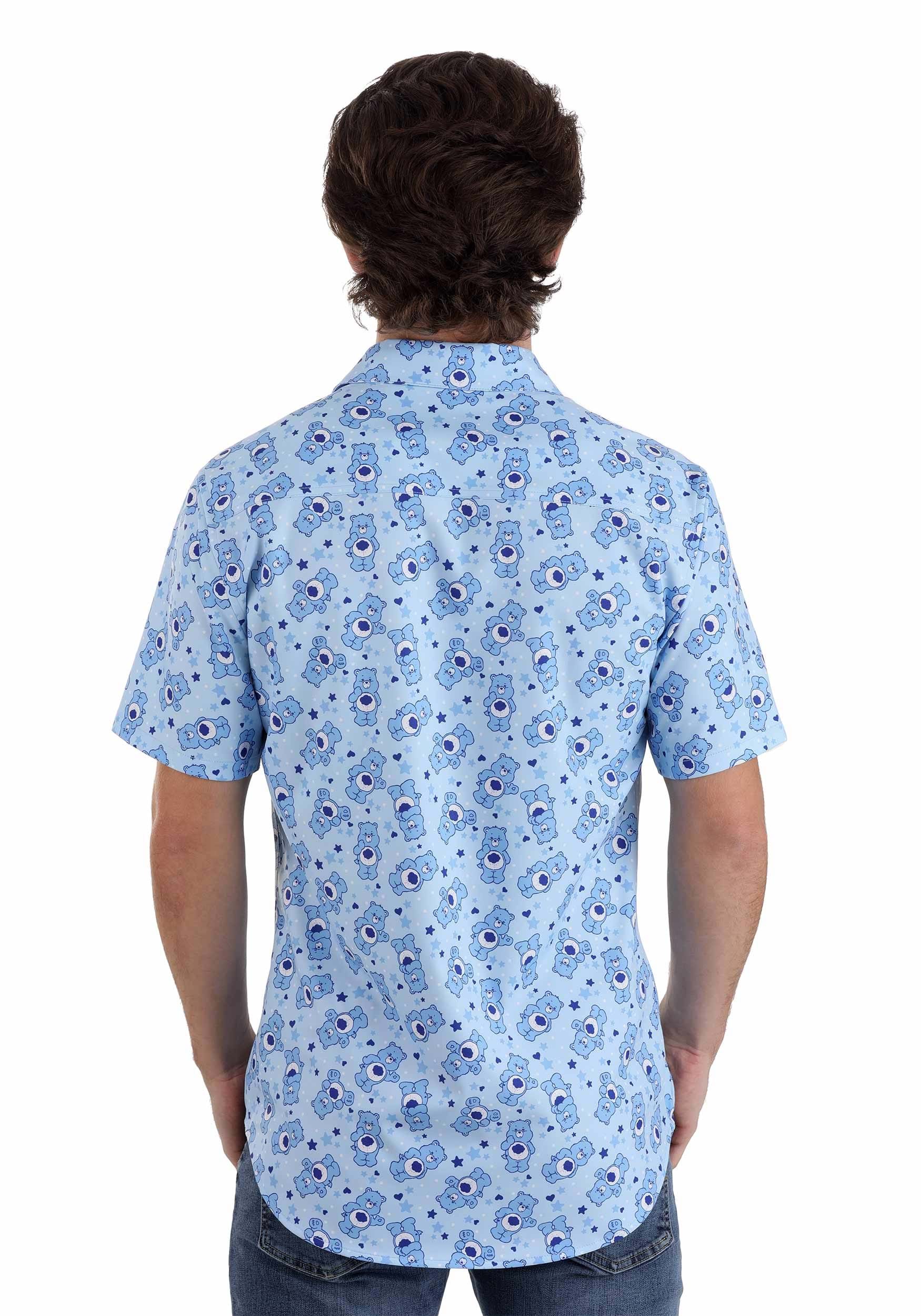 Care Bears Blue Business Shirt for Adults