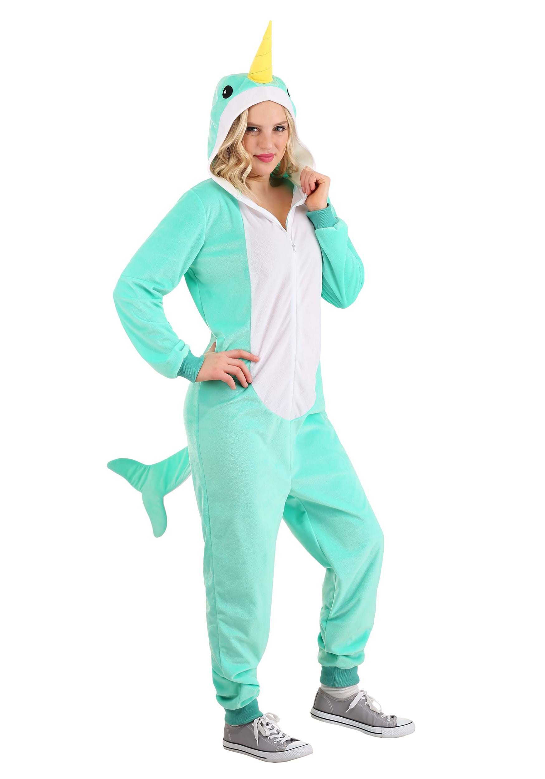Narwahl Onesie Adult Costume