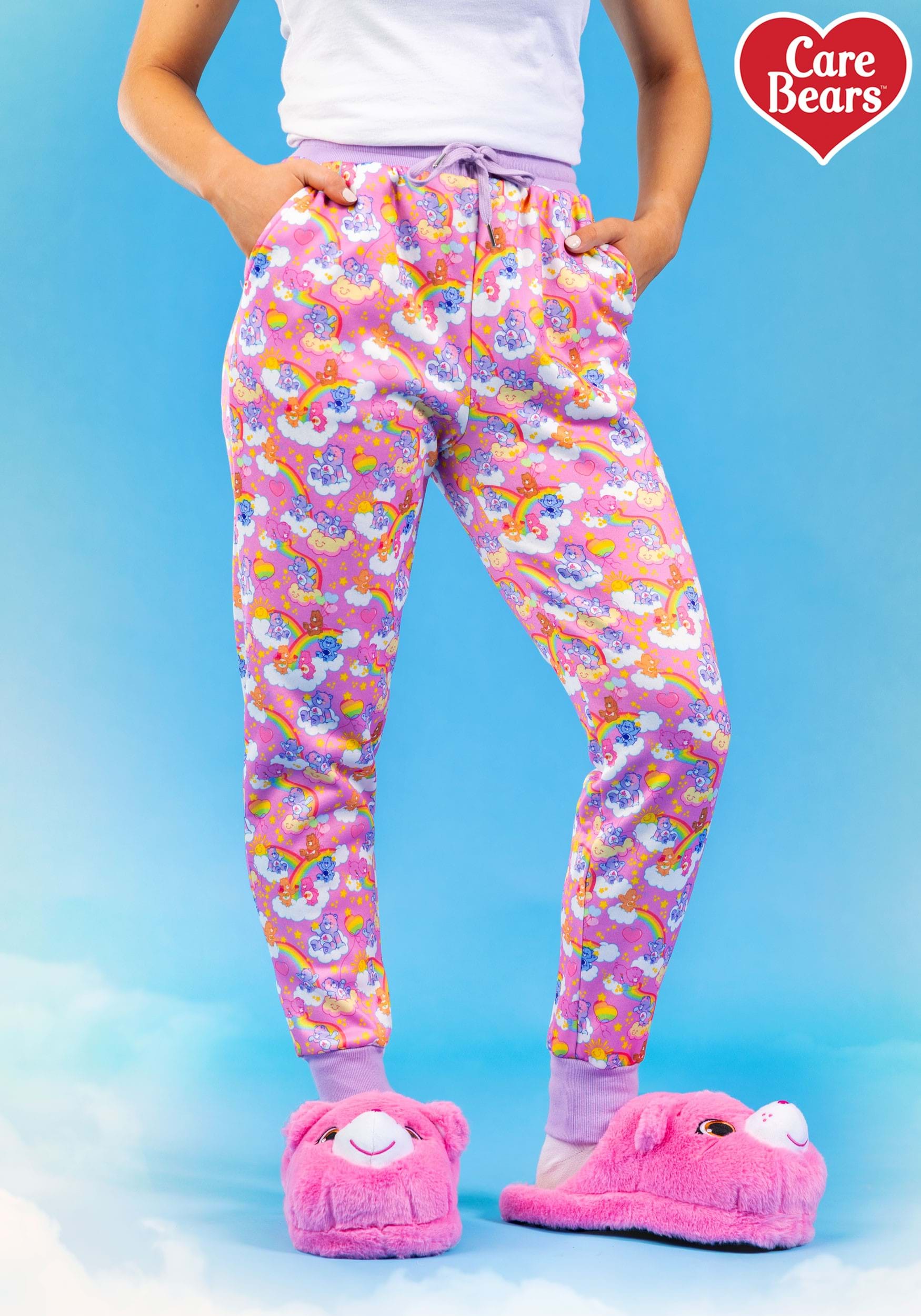 Pink Care Bears Lounge Pants for Women