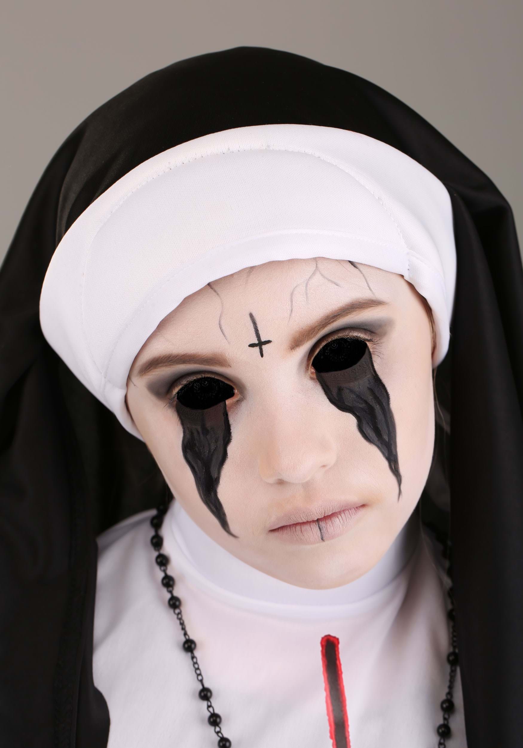 Dreadful Nun Costume for Girls 5 Dreadful Nun Costume for Girls