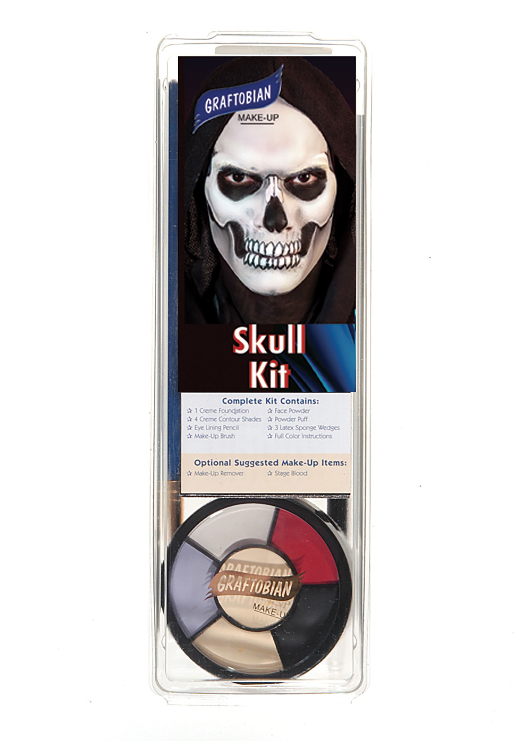Realistic Skeleton Face Makeup Kit