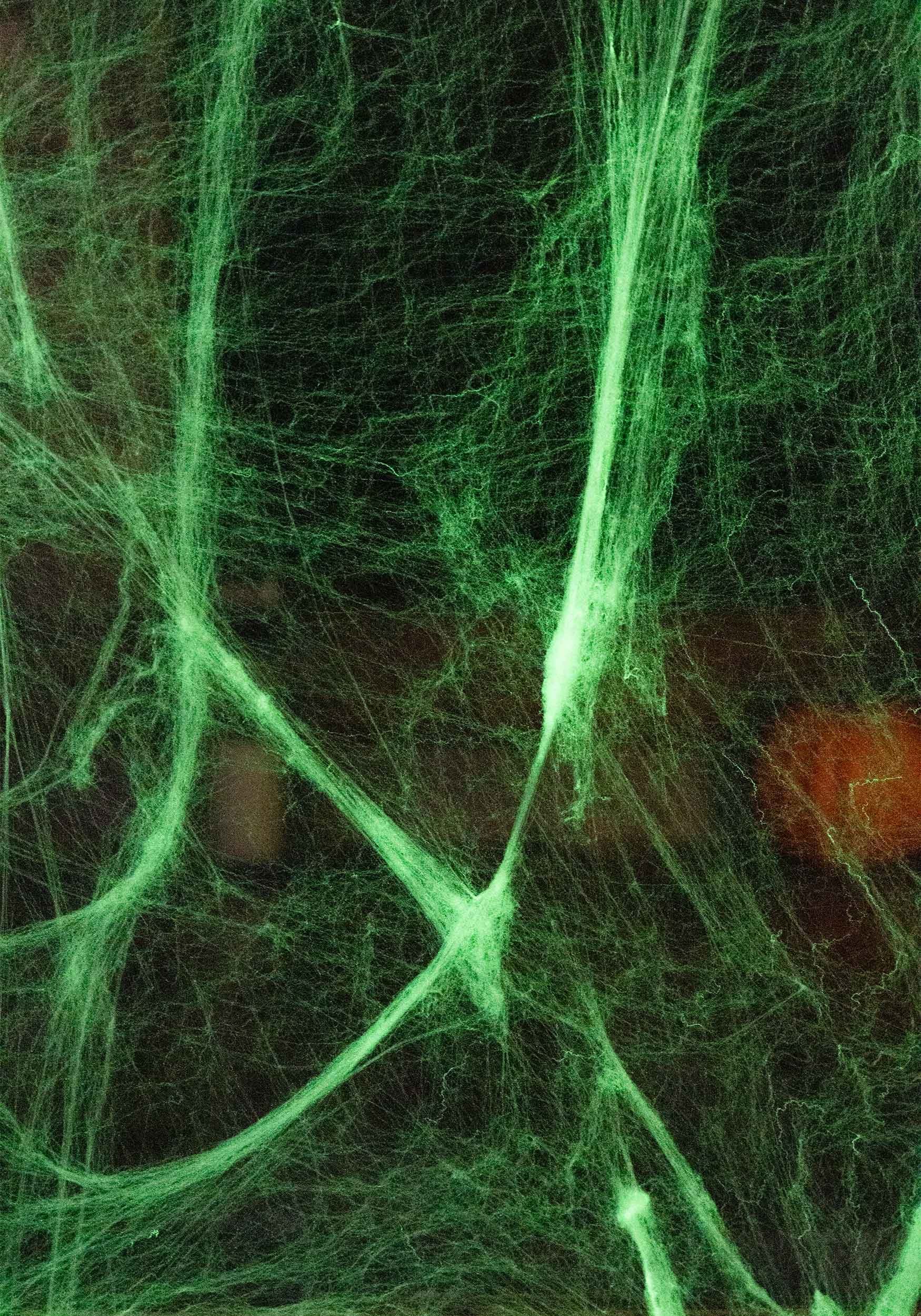 200 Square FT Glow in the Dark Super Glow Spider Webs Prop