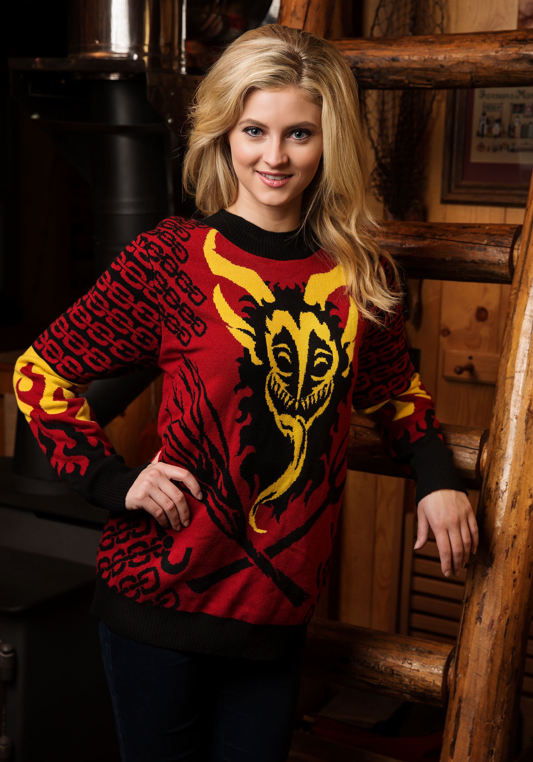 Krampus Ugly Christmas Sweater for Adults