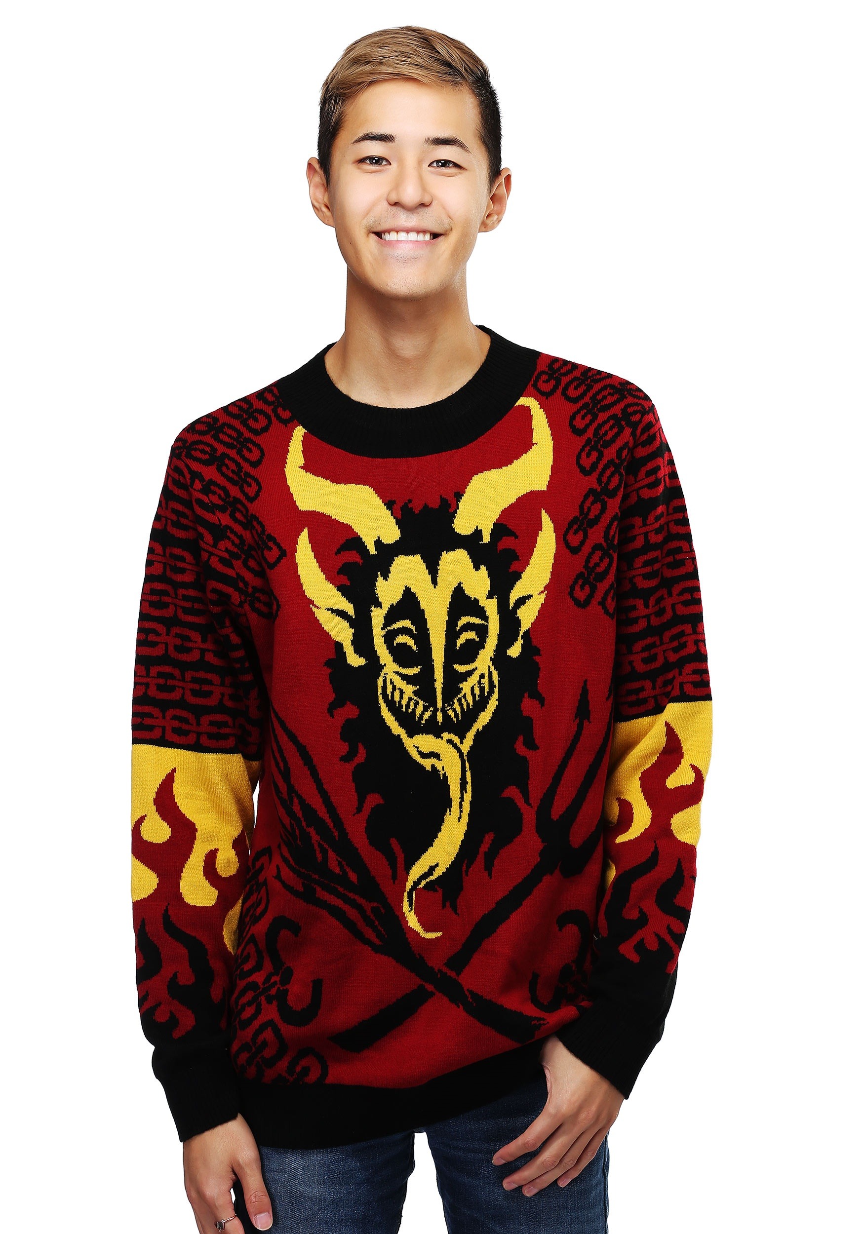 Krampus Ugly Christmas Sweater for Adults