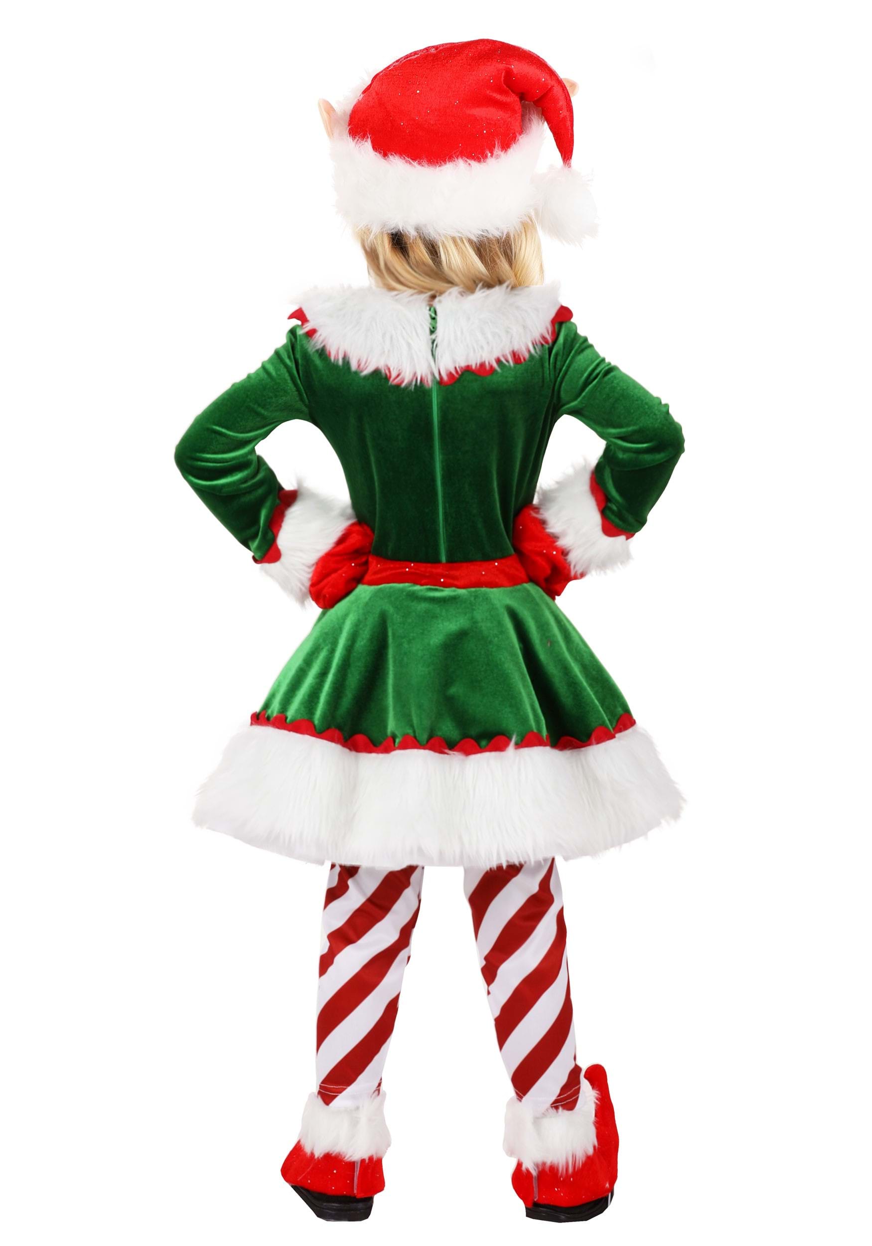 Girl's Toddler Christmas Elf Costume