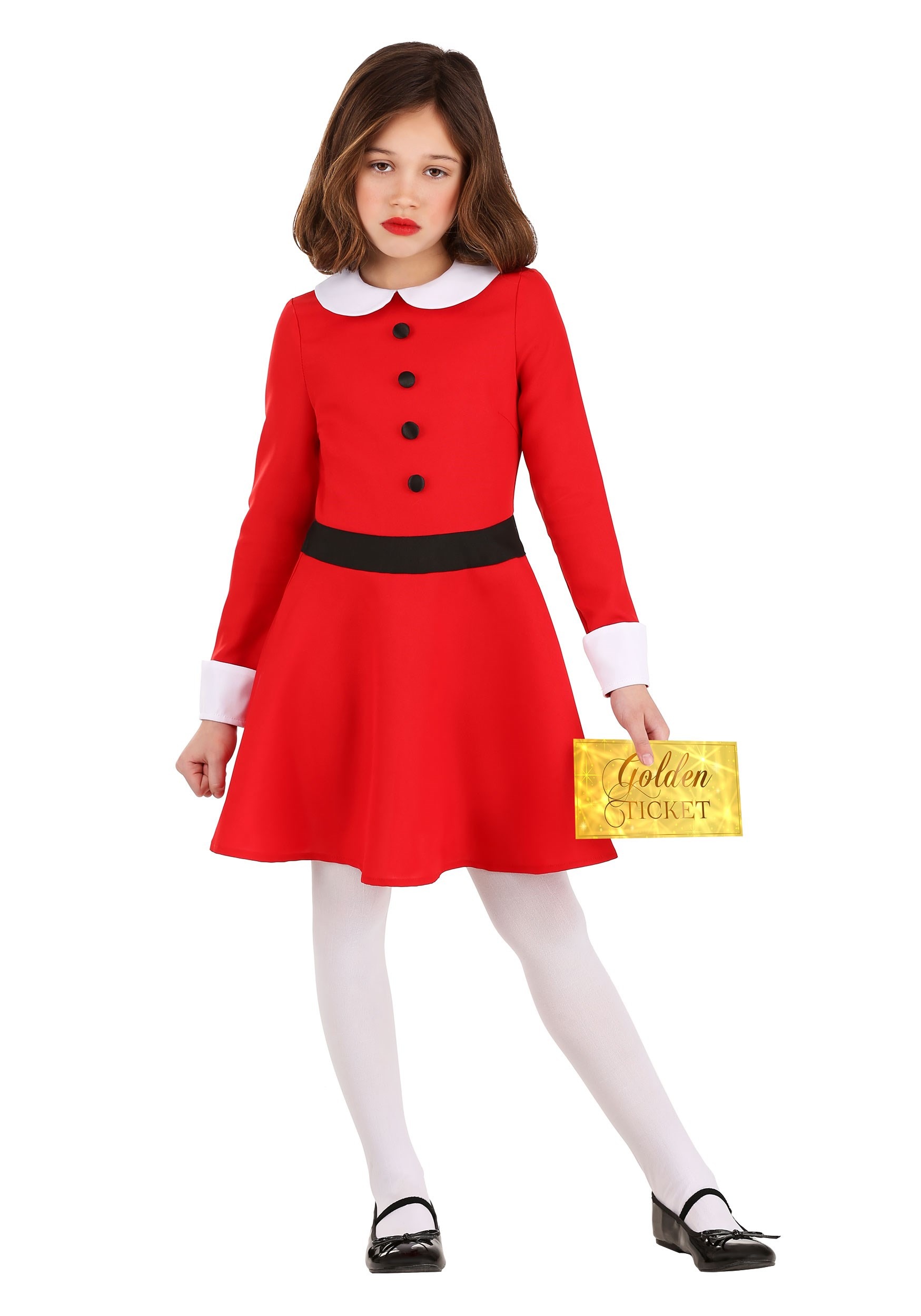 Spoiled Ticket Winner Costume Dress for Girls 1 Spoiled Ticket Winner Costume Dress for Girls