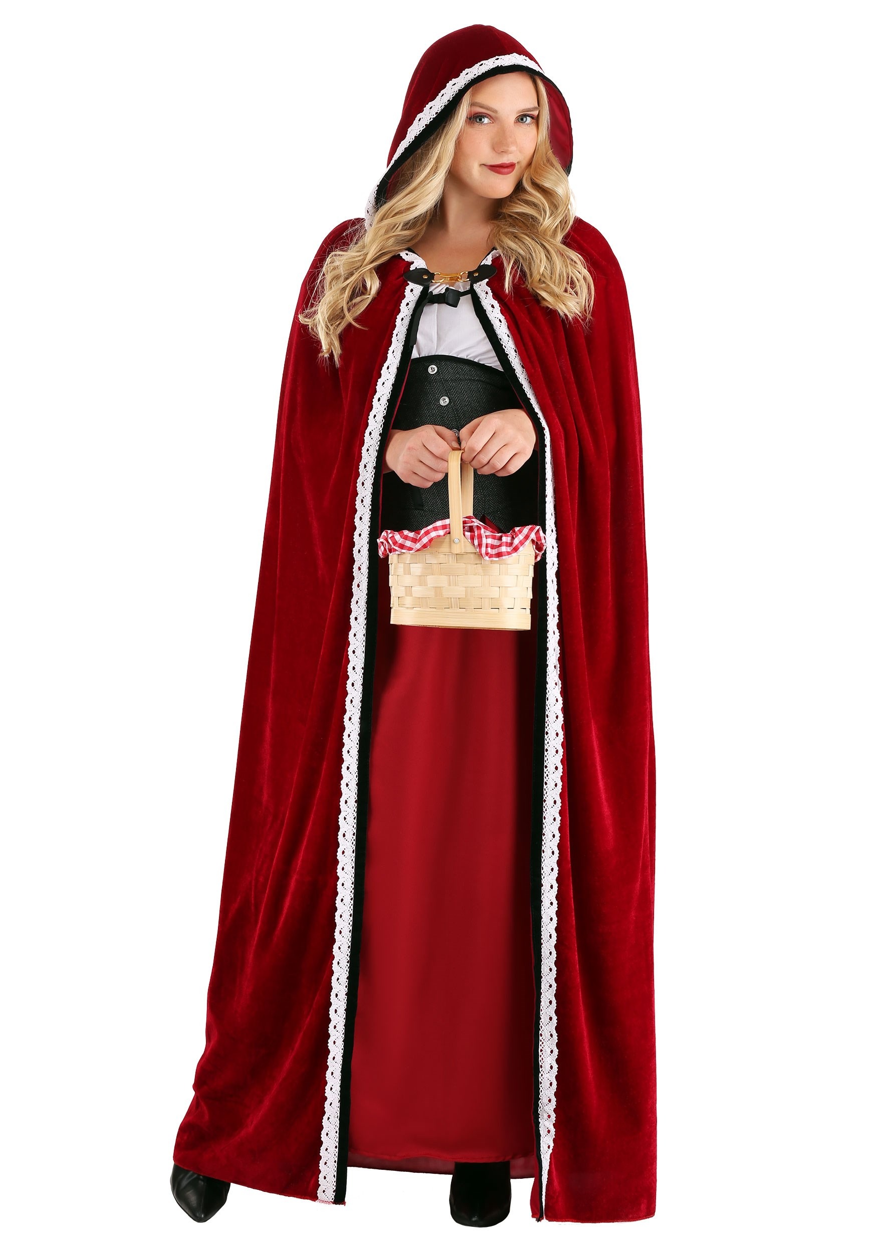 Adult Velvet Riding Hood Cloak
