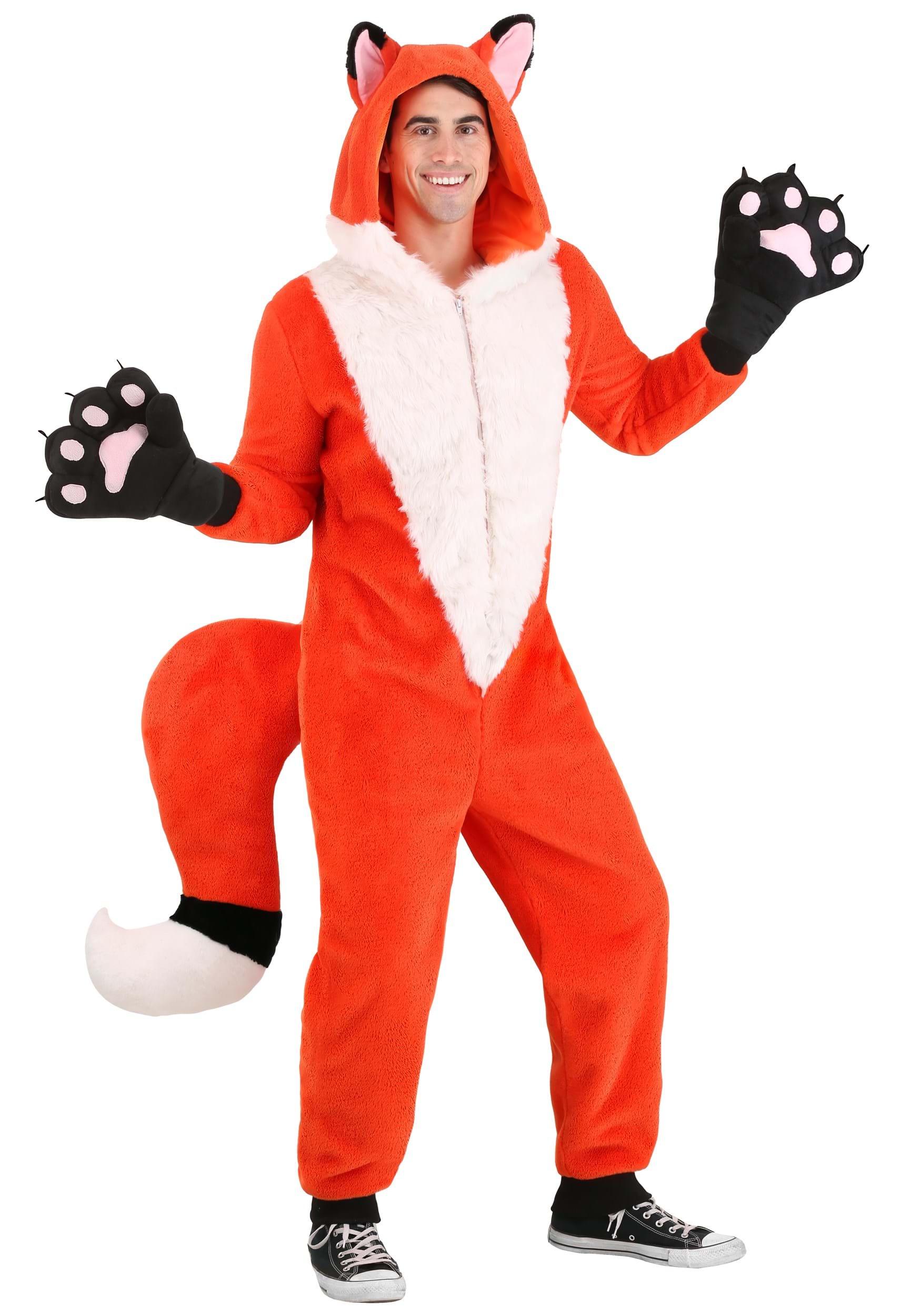 Orange Woodsy Fox Adult Costume