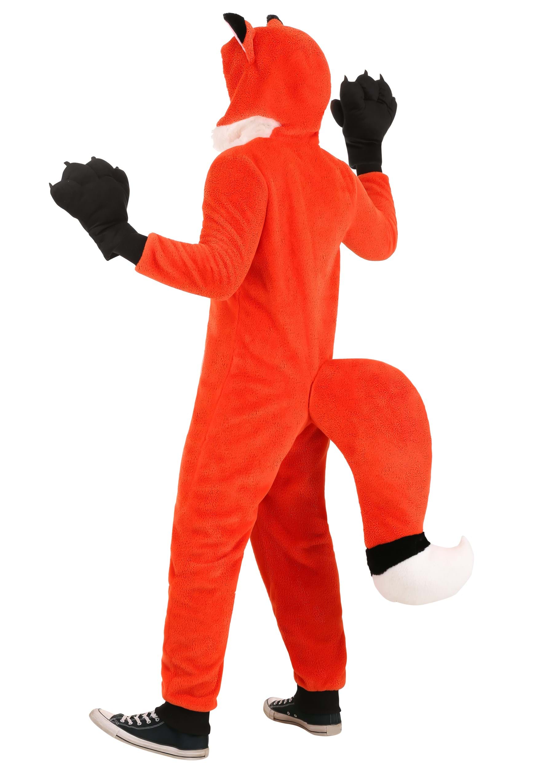 Orange Woodsy Fox Adult Costume