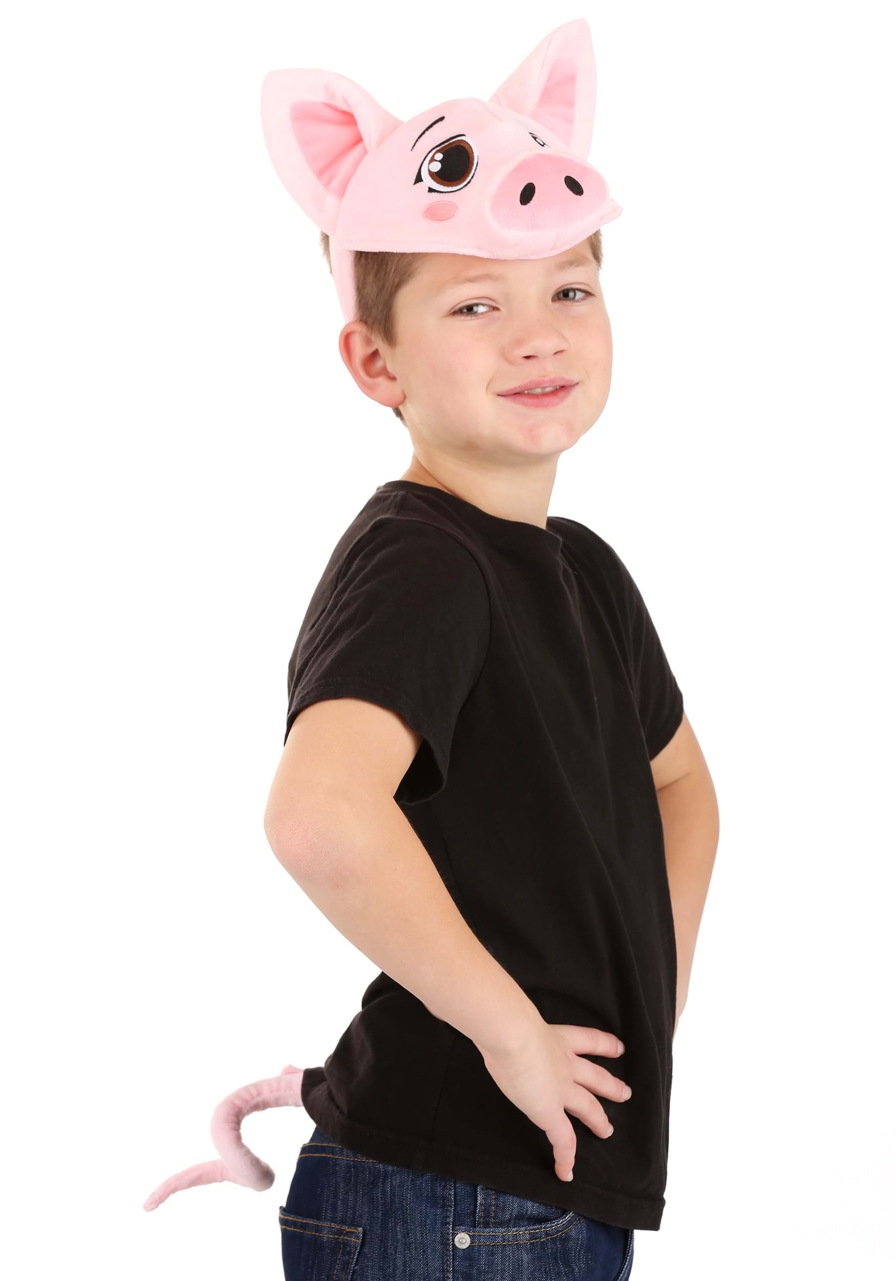 Pig Soft Headband & Tail Costume Kit