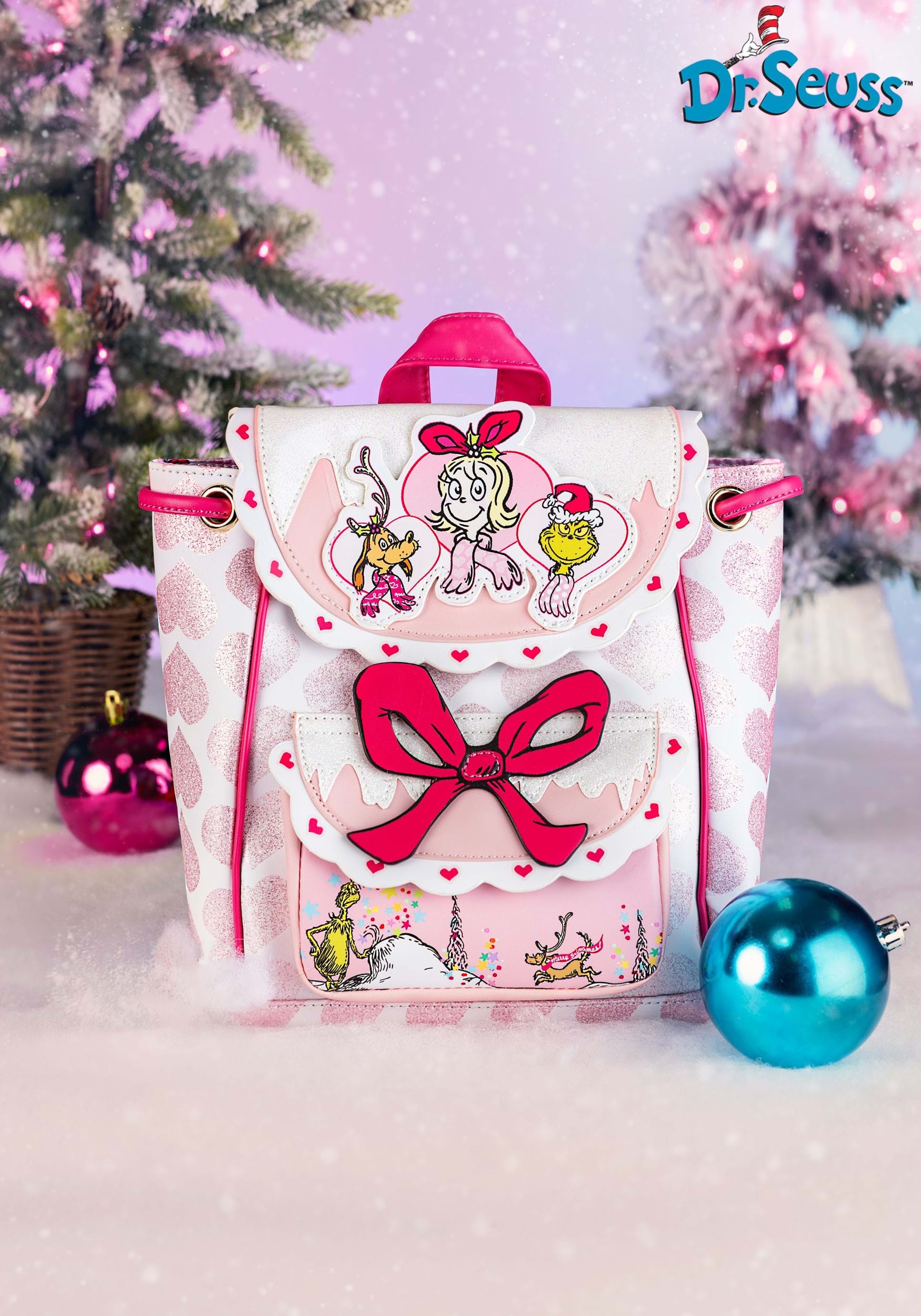 Dr. Seuss Cindy Lou Who Pink Mini Backpack