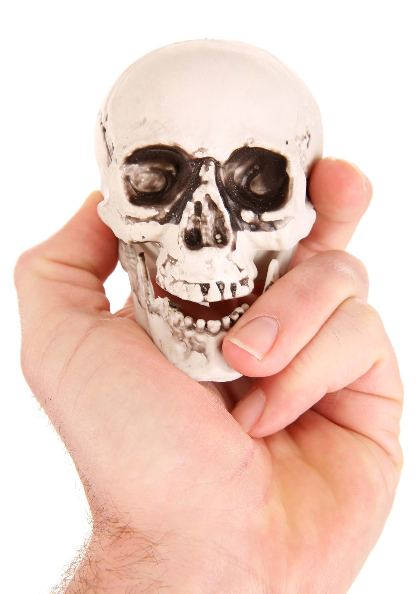 4-Inch Skulls Bag of 24 Halloween Decoration