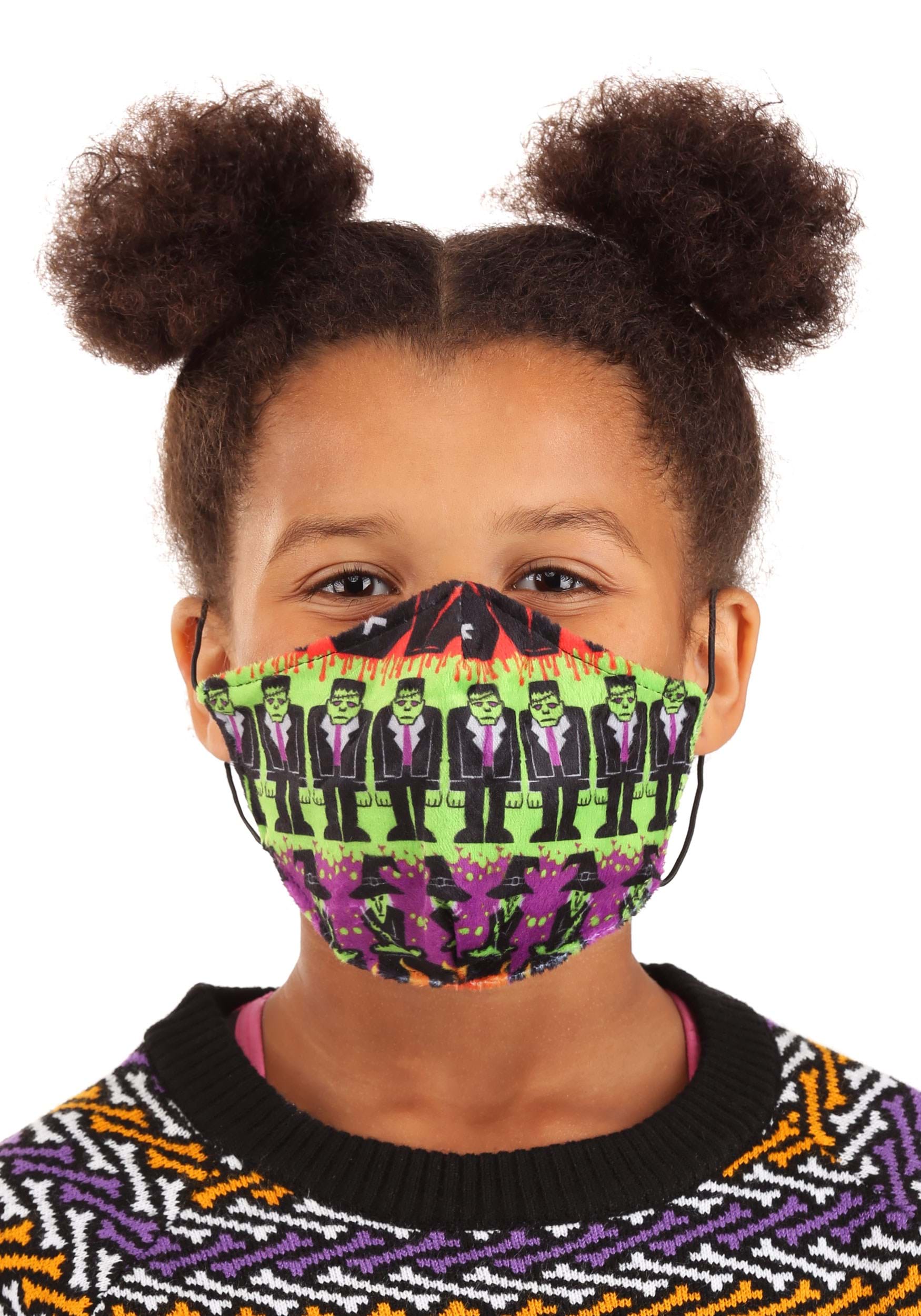 Kids Monsters Sublimated Face Mask