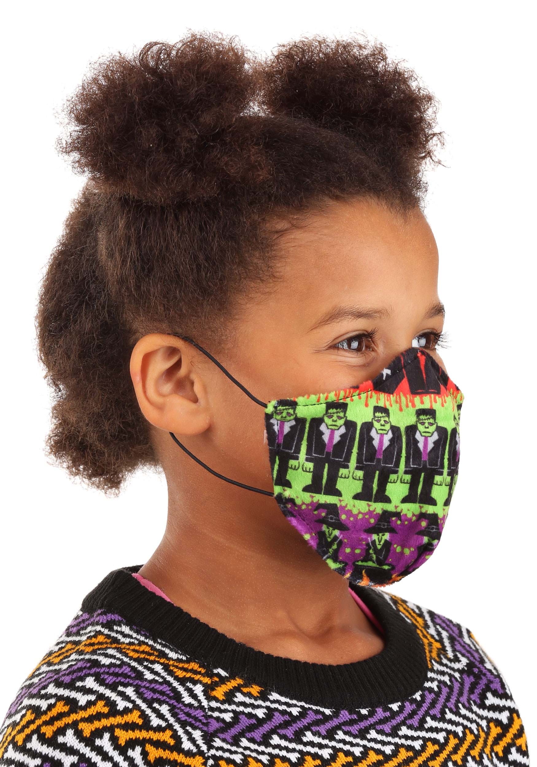 Kids Monsters Sublimated Face Mask 3 Kids Monsters Sublimated Face Mask