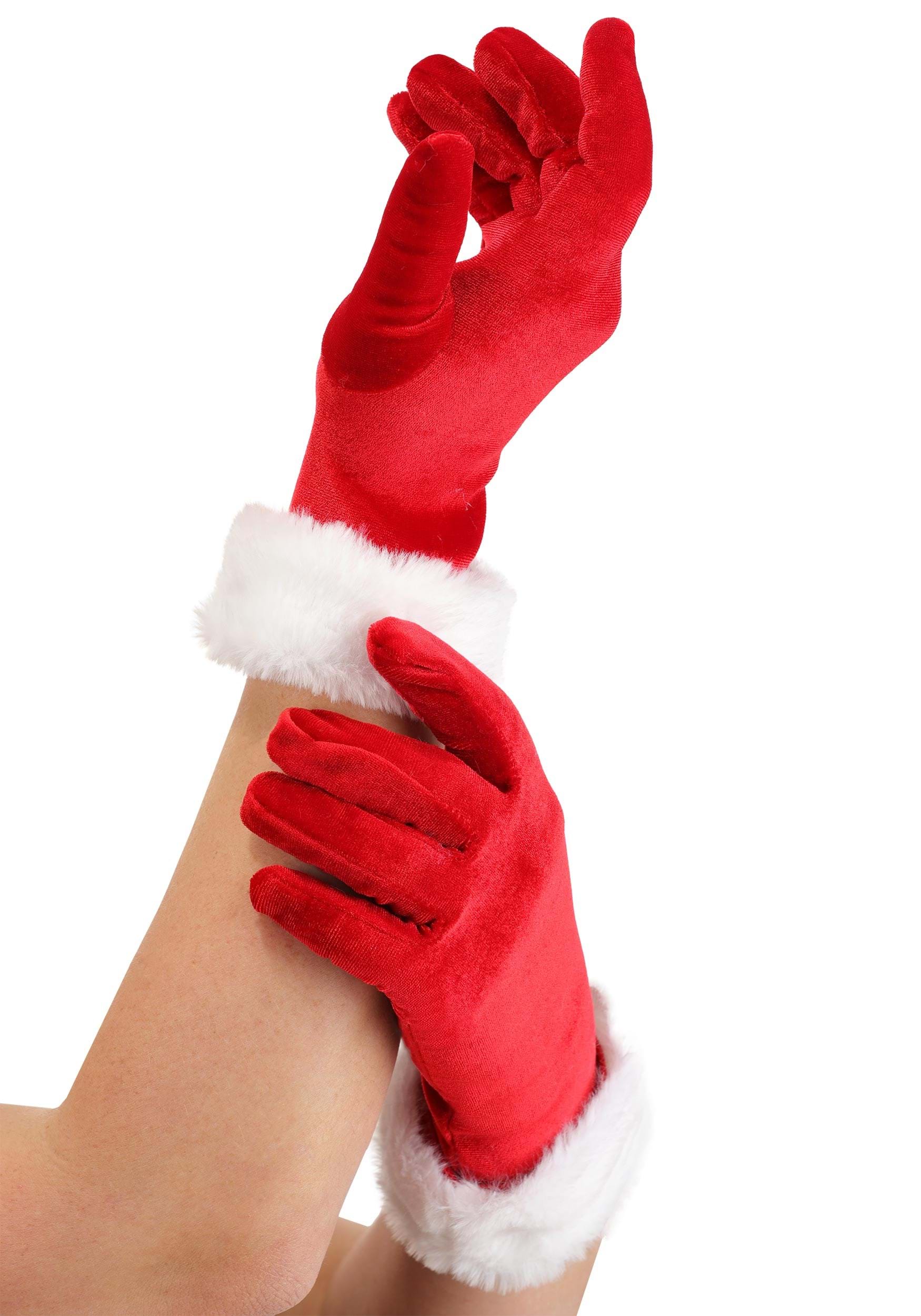 Women's Santa Claus Gloves 1 Women's Santa Claus Gloves