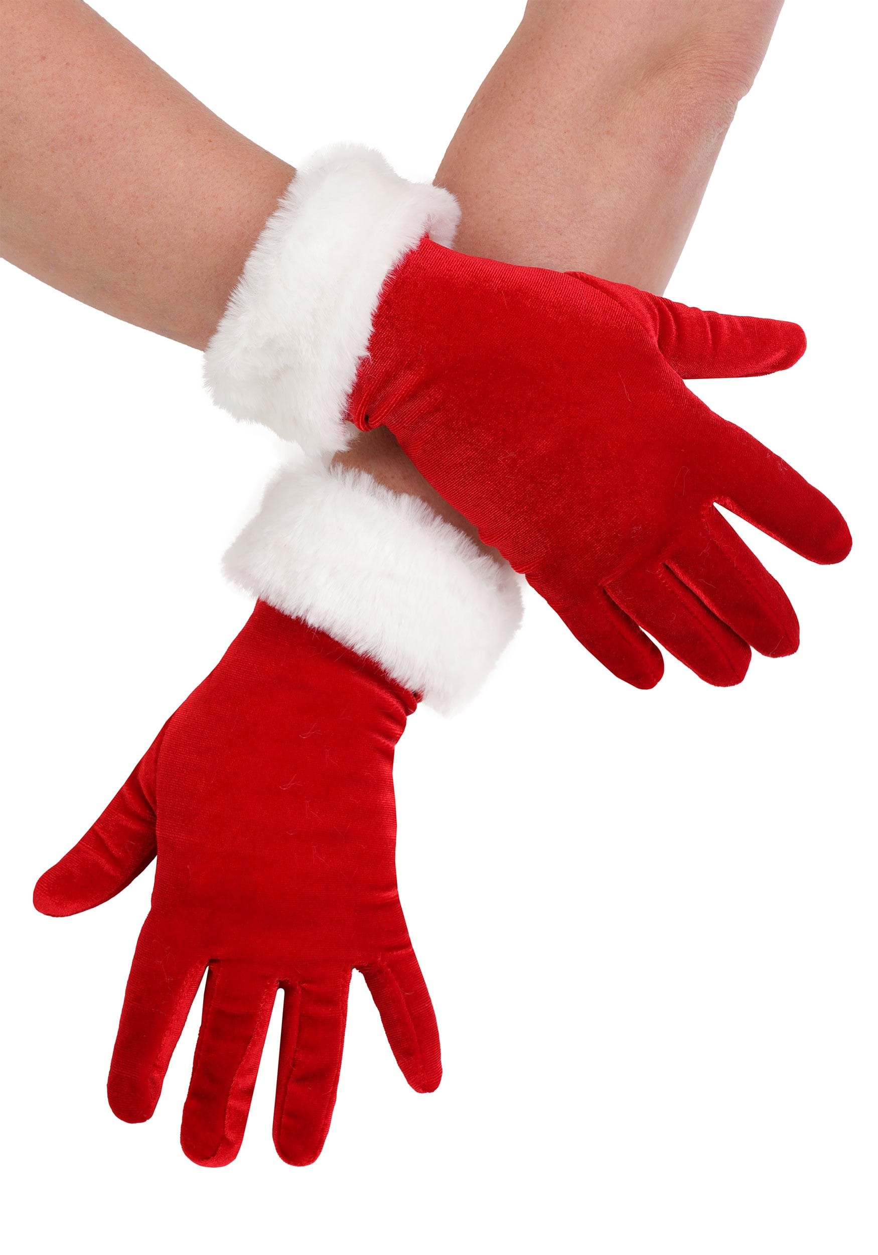 Women's Santa Claus Gloves 2 Women's Santa Claus Gloves