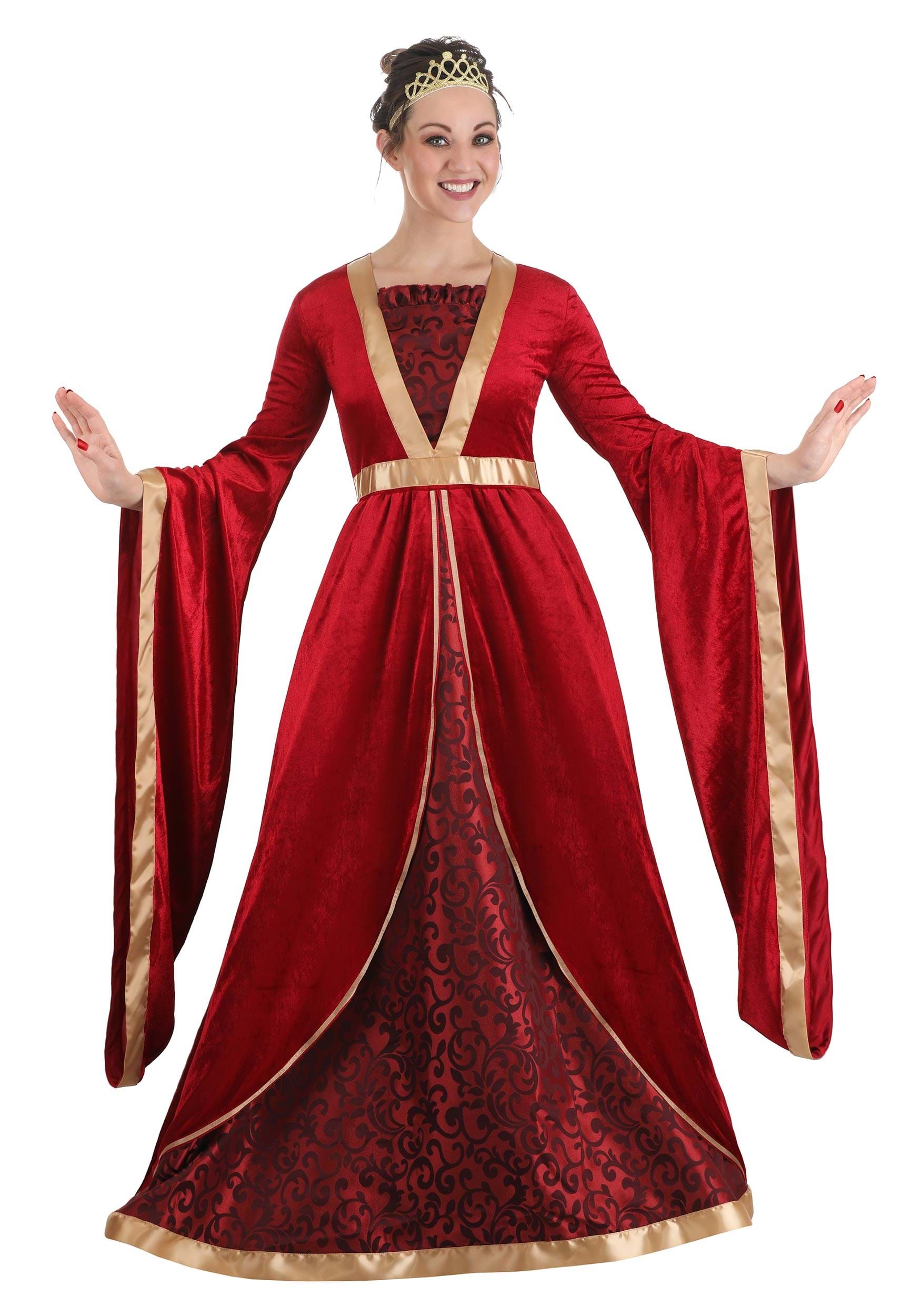 Renaissance Maiden Costume Dress for Women