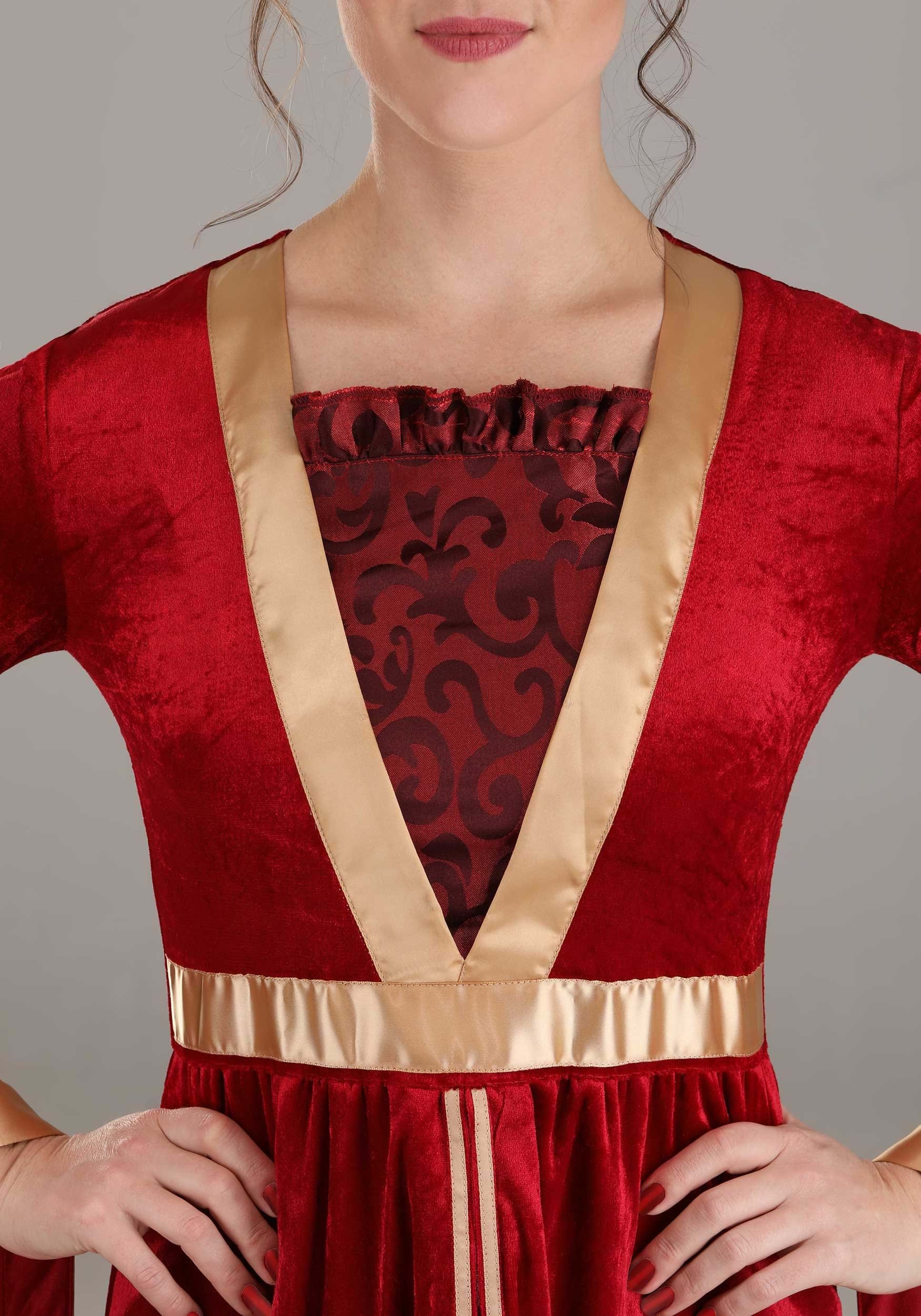 Renaissance Maiden Costume Dress for Women