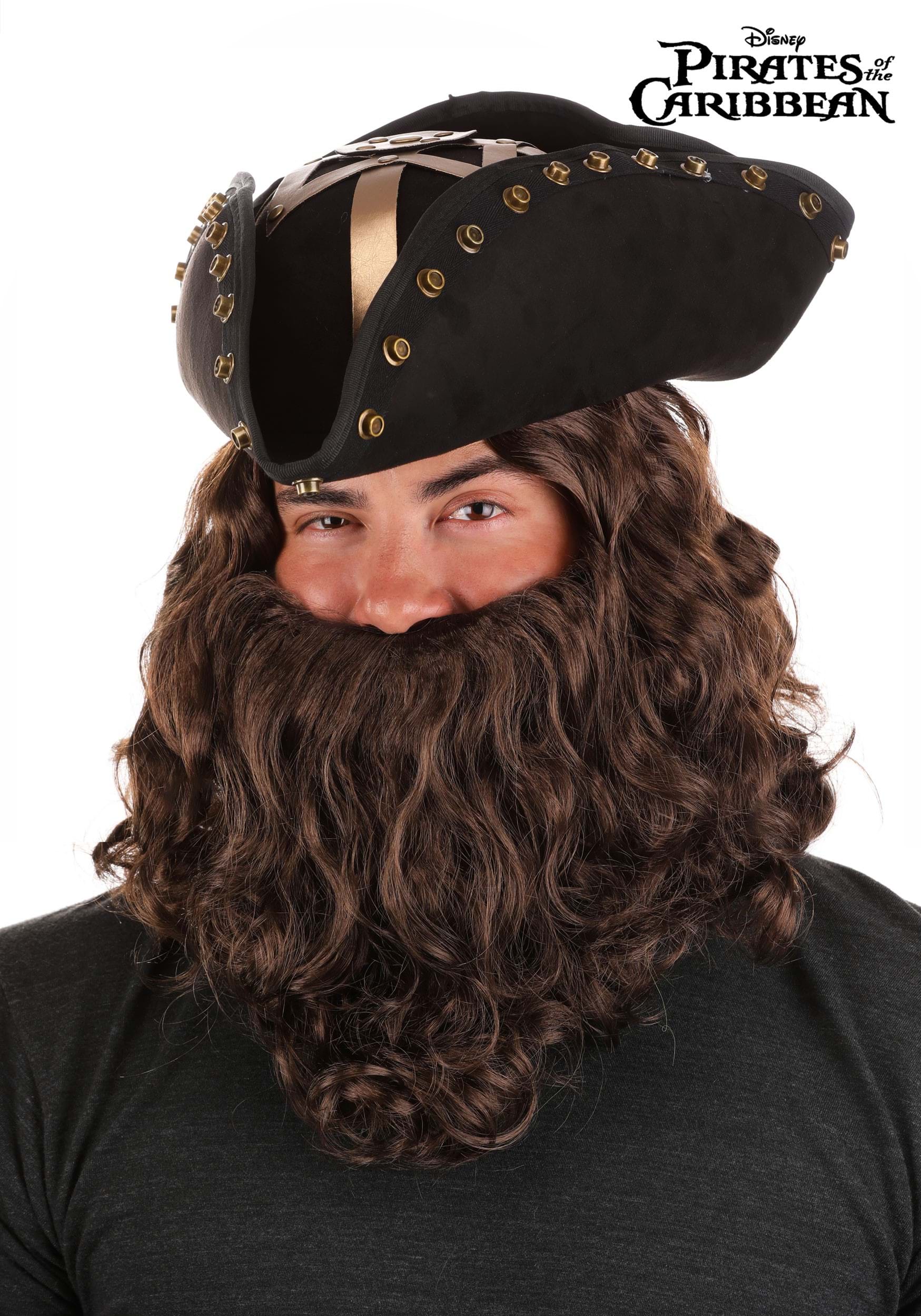 Disney Tricorn Blackbeard Pirate Hat 1 Disney Tricorn Blackbeard Pirate Hat