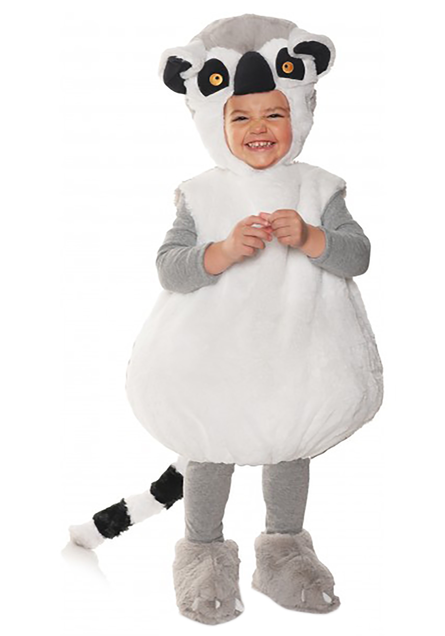 Round Ring Tail Lemur Costume for Kids 1 Round Ring Tail Lemur Costume for Kids