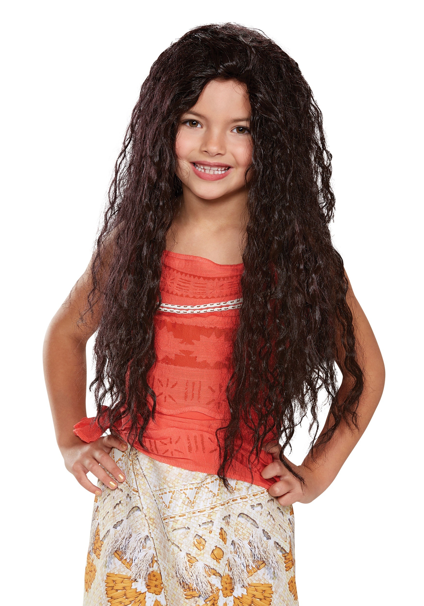 Moana Deluxe Kid's Wig 1 Moana Deluxe Kid's Wig