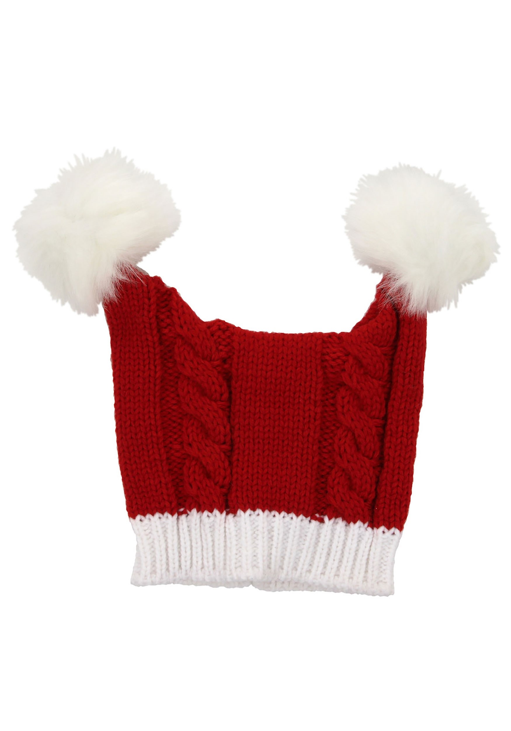 Christmas Santa Adult Red Knit Hat