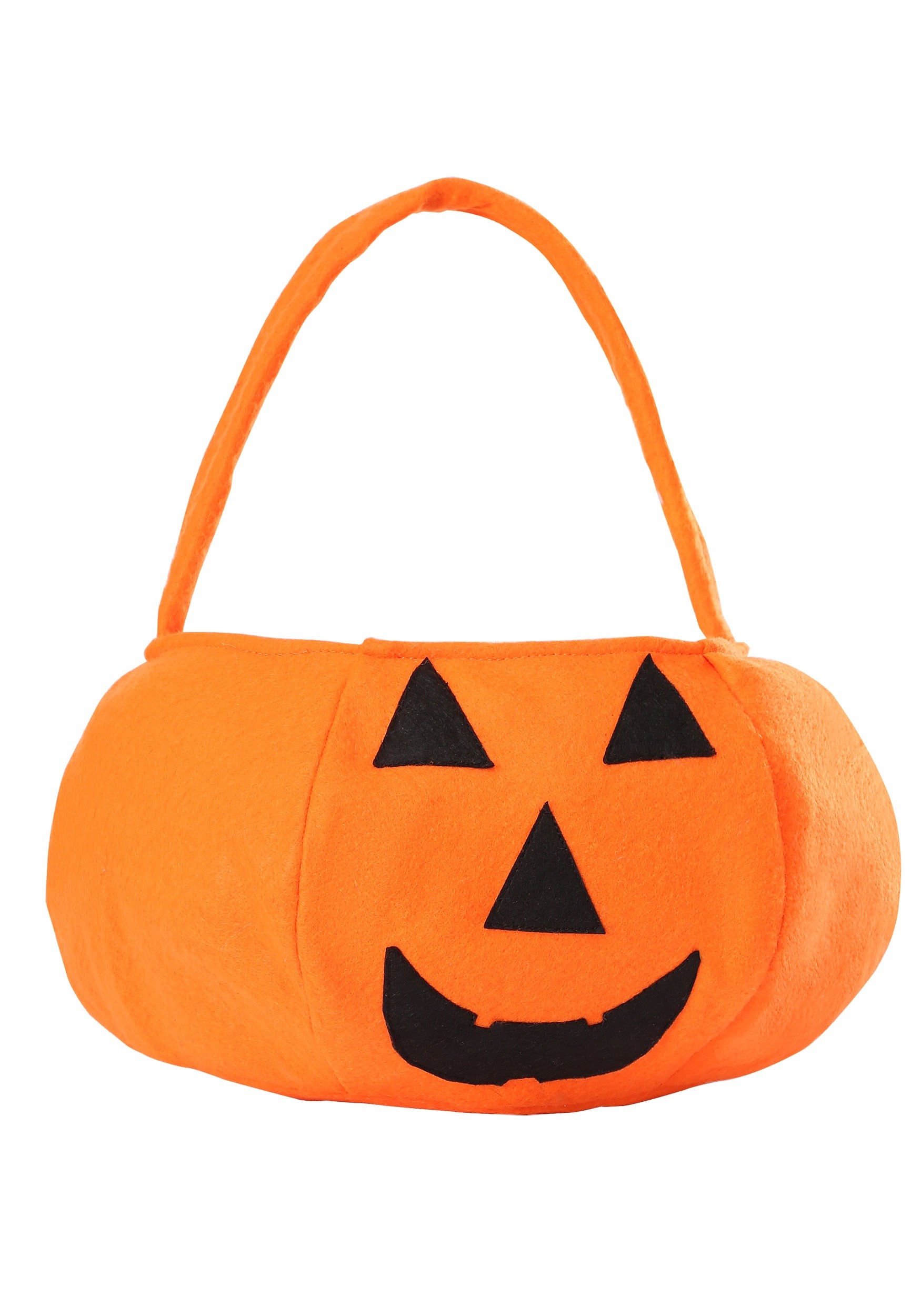 Orange Jack o' Lantern Pumpkin Treat Pail
