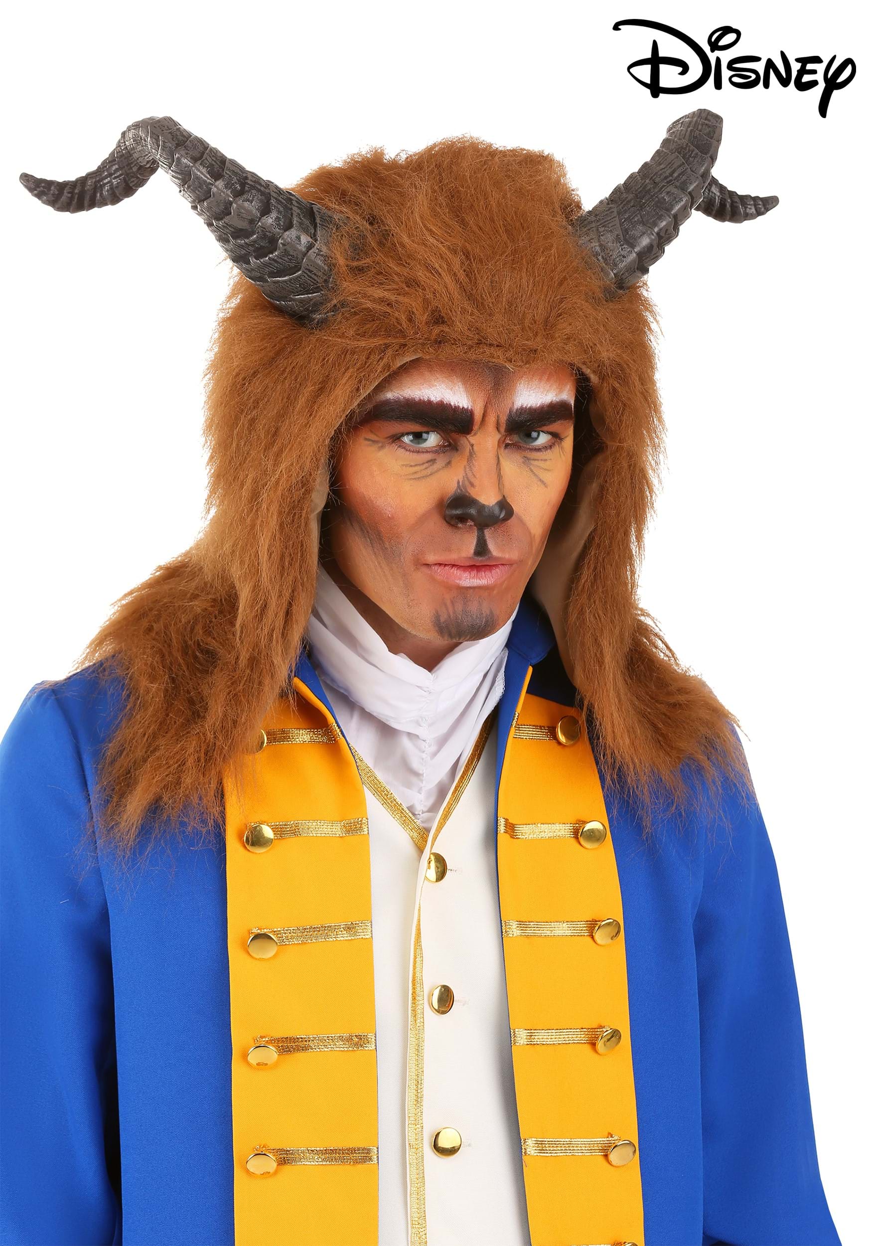 Disney Costume Beast Hood with Horns Accessory