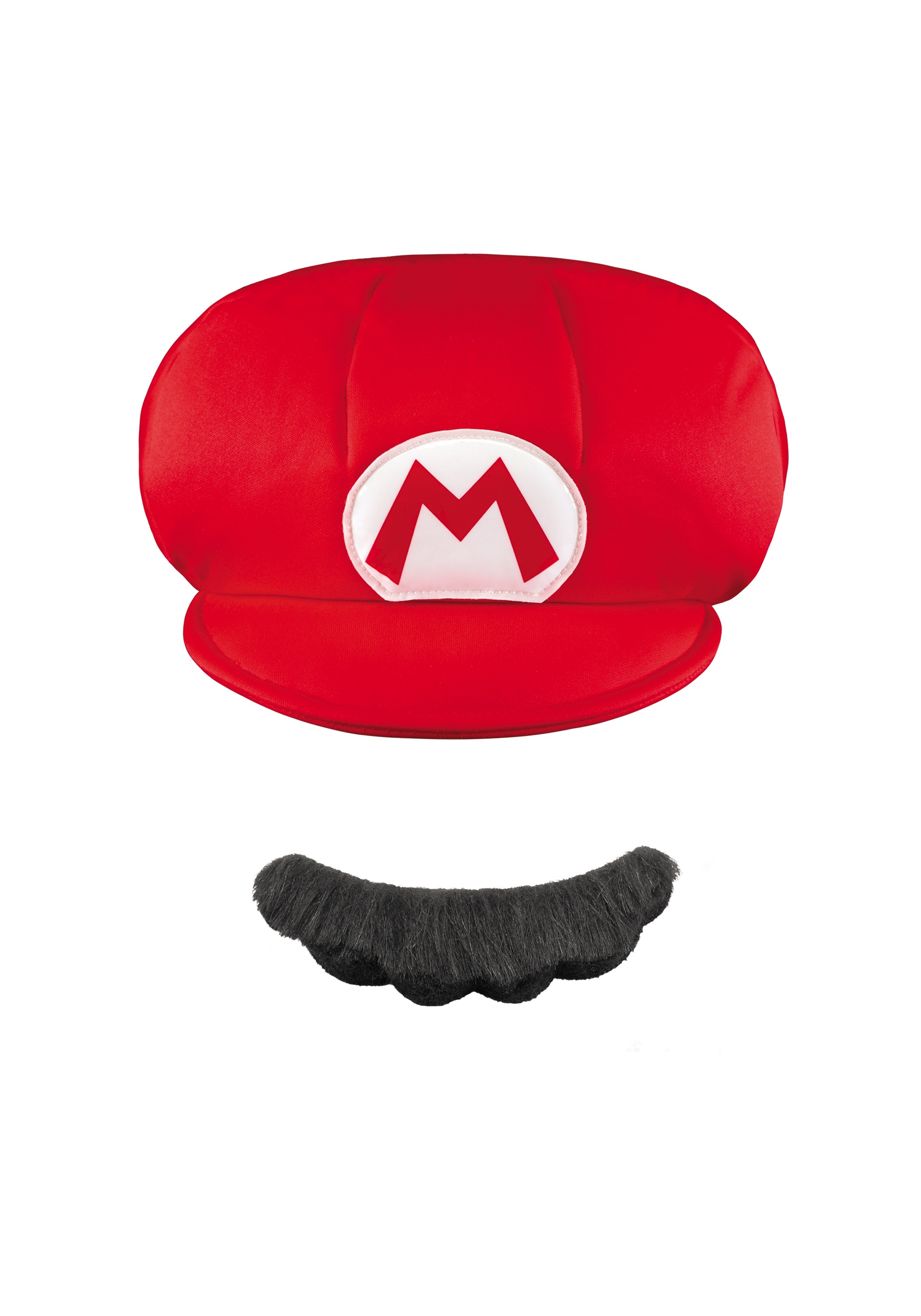 Kid's Super Mario Bros Mario Hat and Mustache Accessory Costume Kit