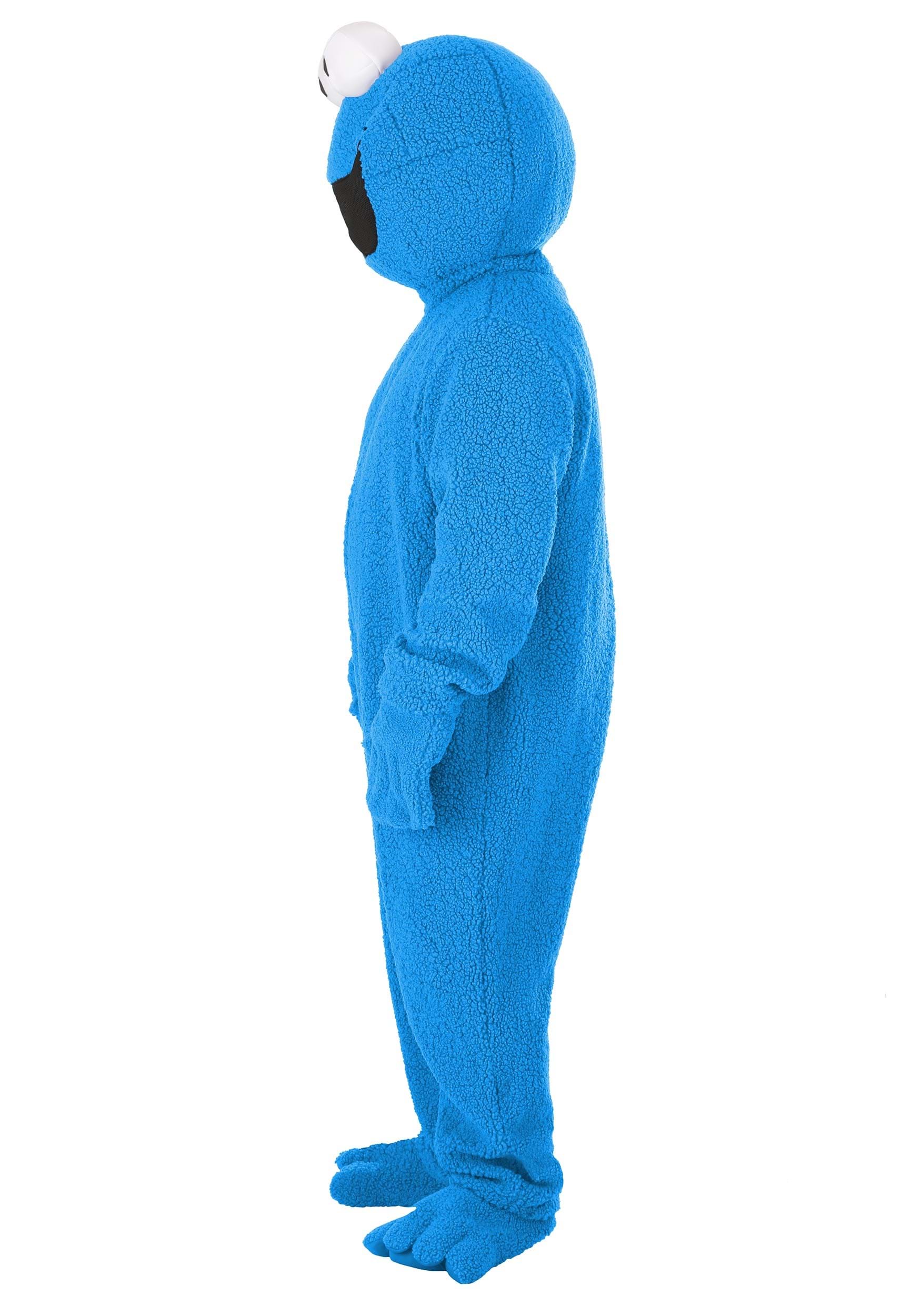 Plus Size Sesame Street Cookie Monster Mascot Adult Costume 7 Plus Size Sesame Street Cookie Monster Mascot Adult Costume